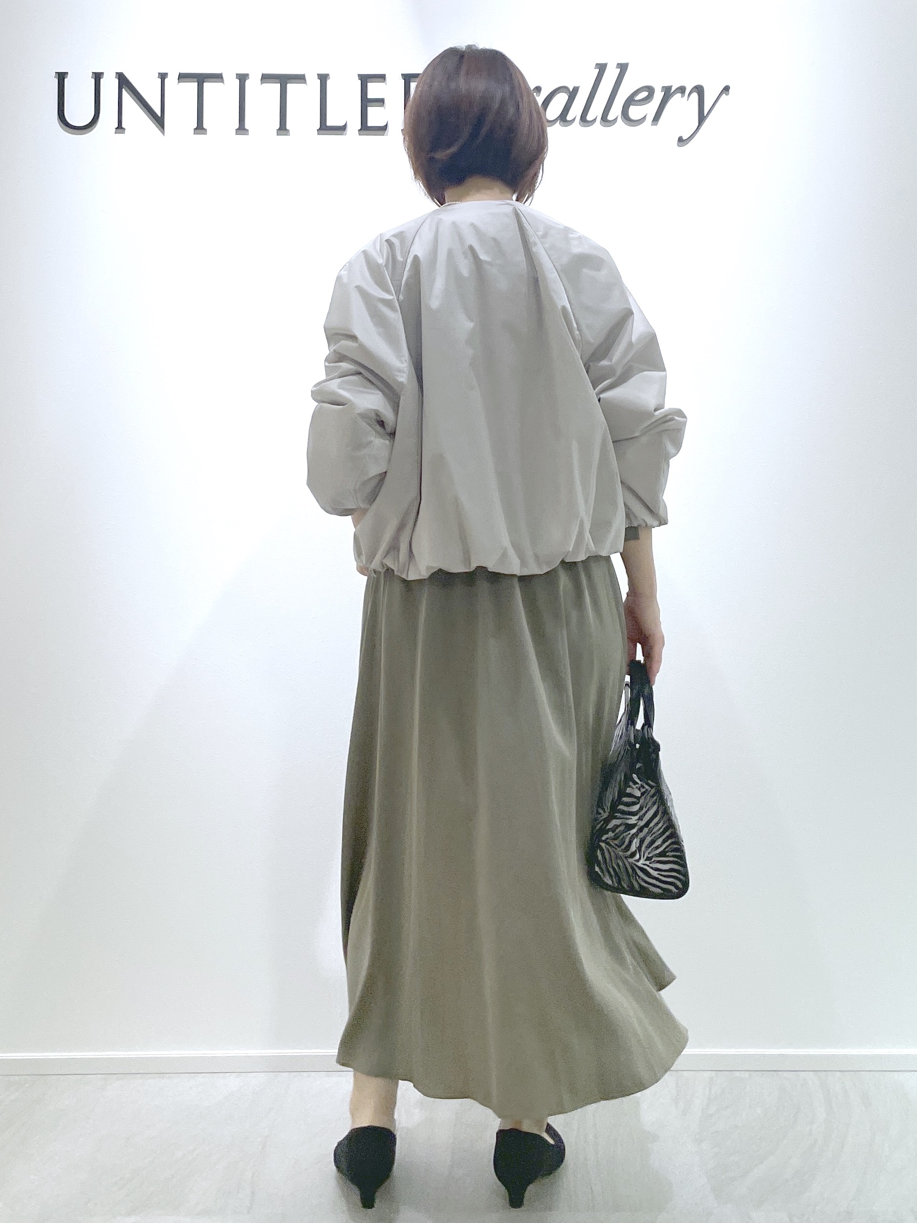 hanaさんの「UNTITLED｜【軽アウター/中綿/秋冬コート】ショートブルゾン」を使ったコーディネート