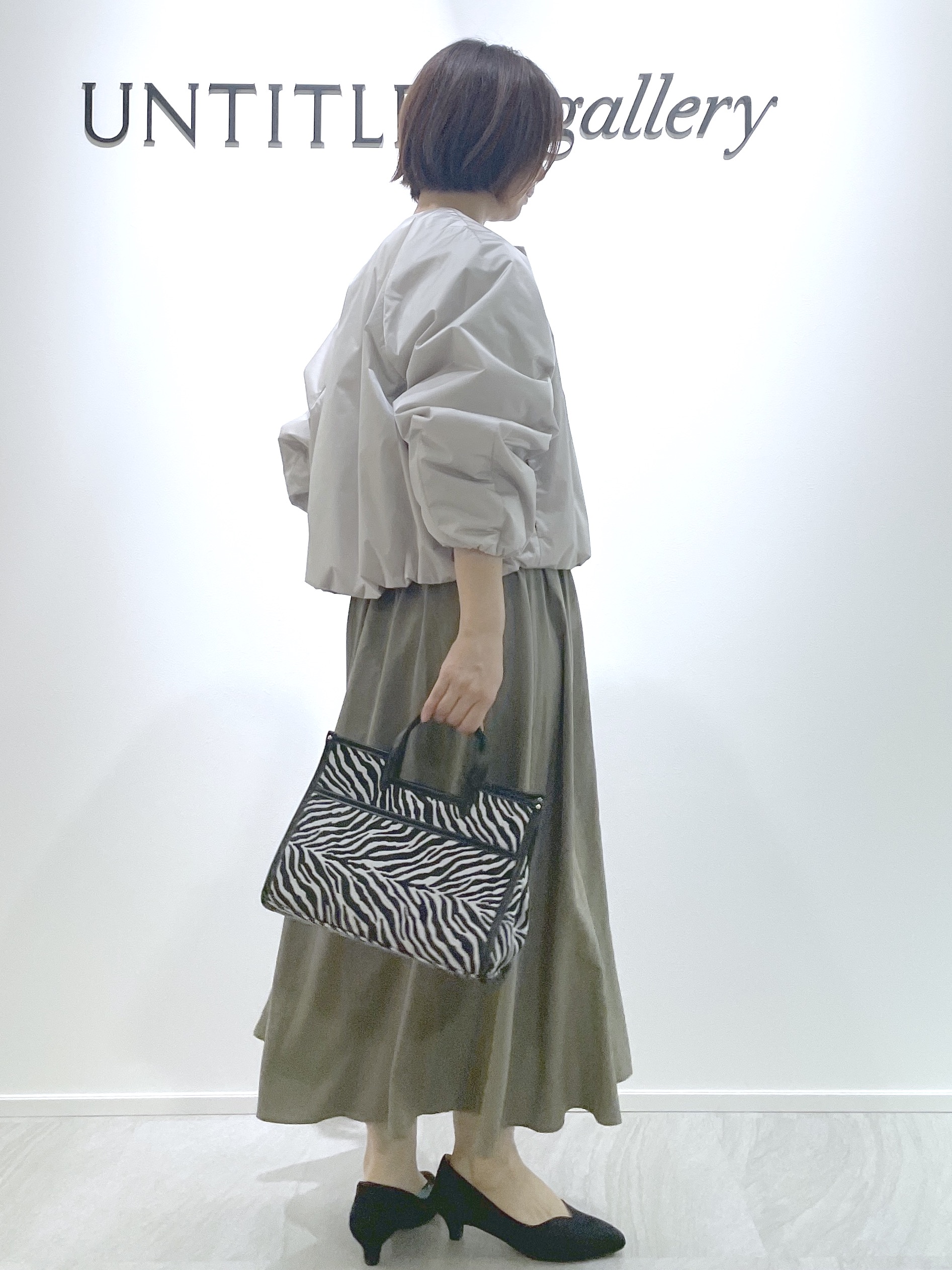 hanaさんの「UNTITLED｜【軽アウター/中綿/秋冬コート】ショートブルゾン」を使ったコーディネート