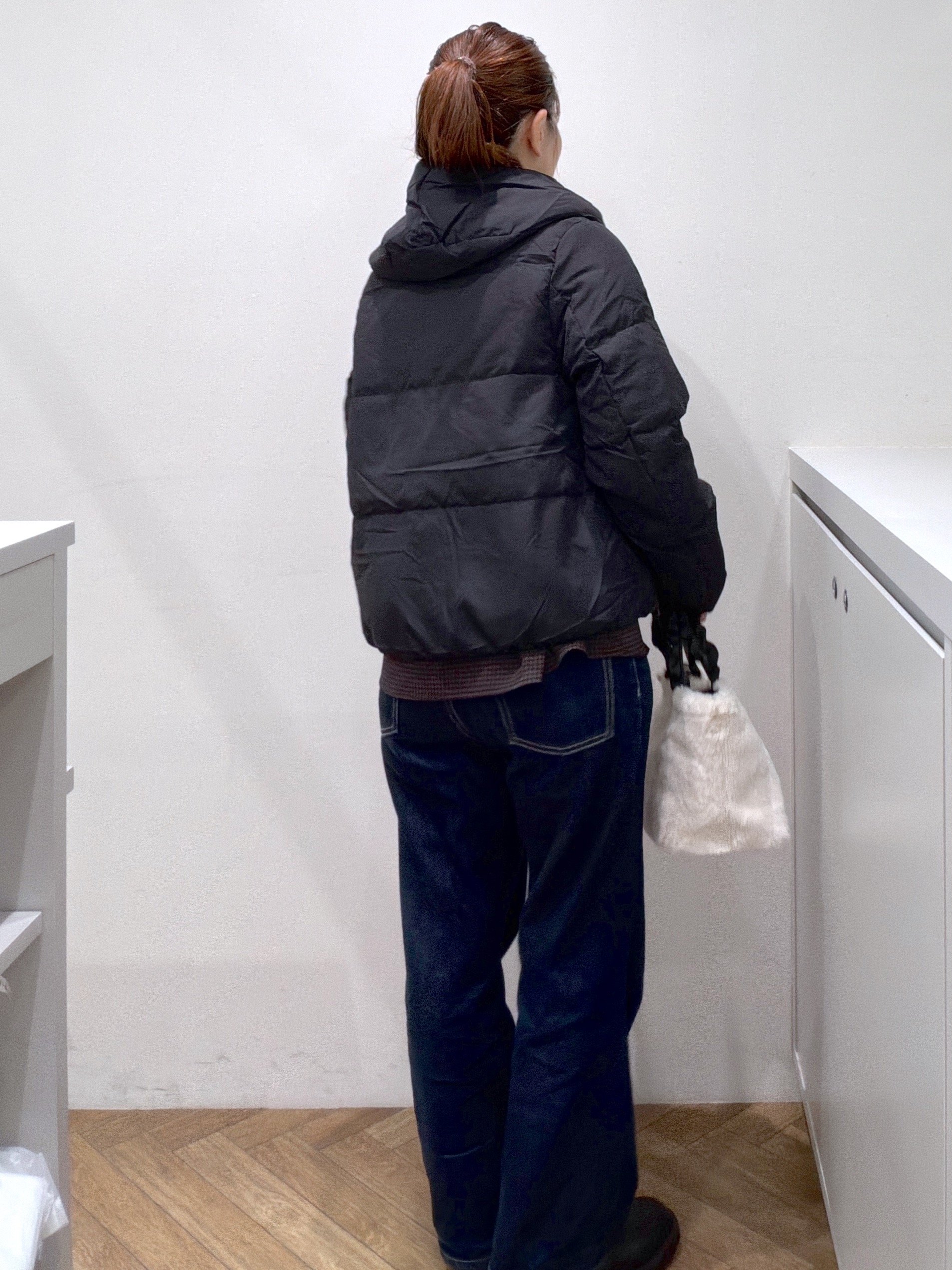 Junさんの「index｜河田ダウンショートコート 【洗濯機OK／静電気防止（裏地）／撥水／XS-3L】」を使ったコーディネート
