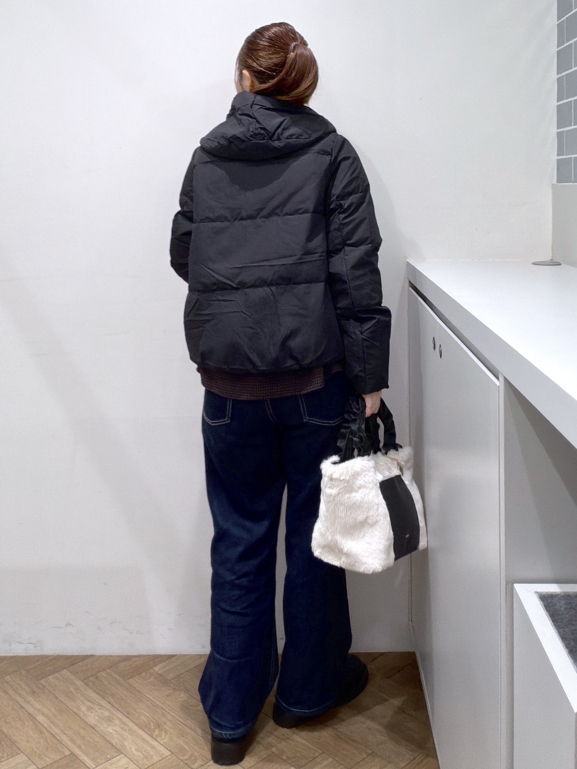 Junさんの「index｜河田ダウンショートコート 【洗濯機OK／静電気防止（裏地）／撥水／XS-3L】」を使ったコーディネート