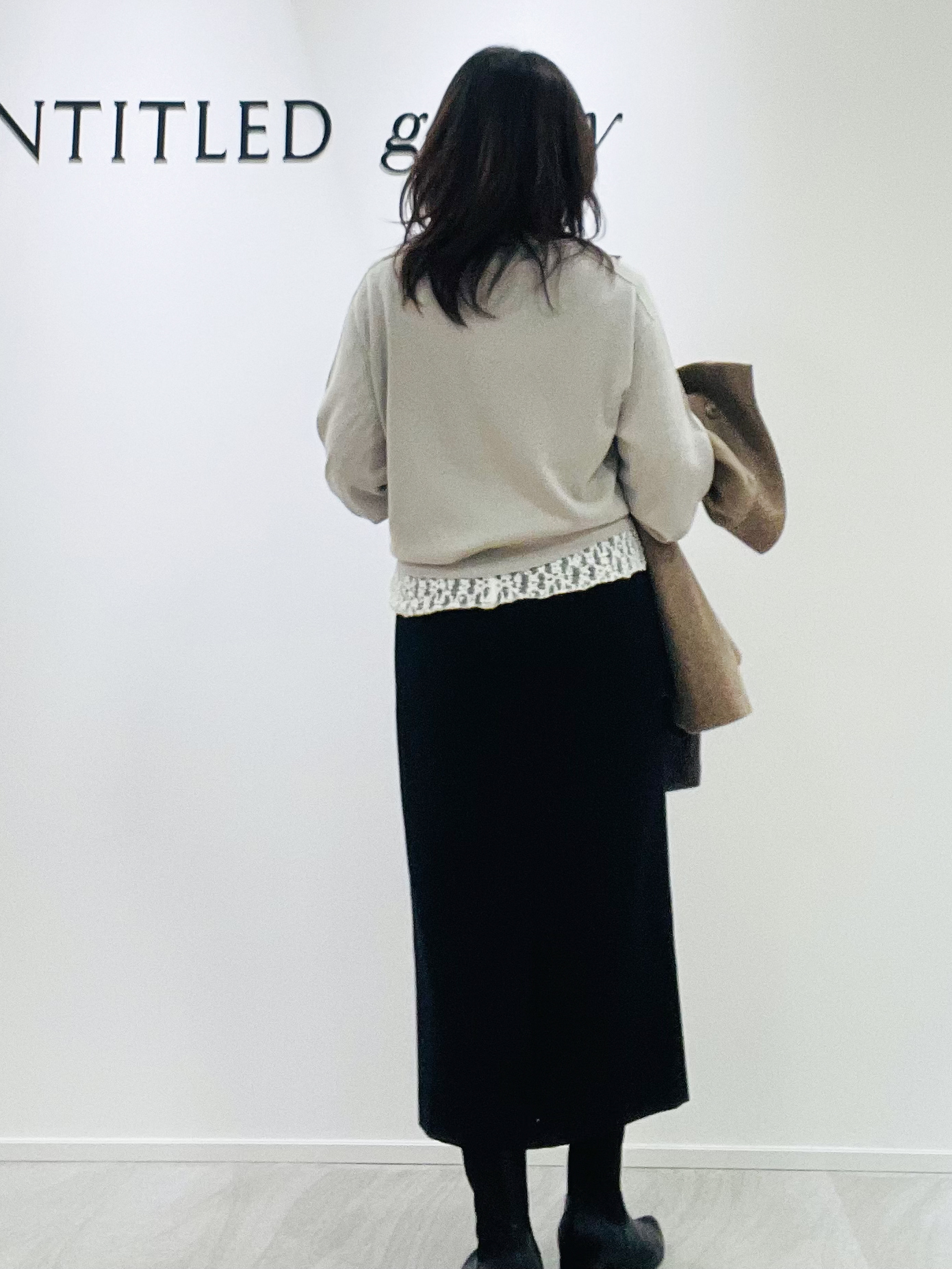 めいさんの「UNTITLED｜【店頭人気！/8色展開】ボリュームスリーブニットプルオーバー」を使ったコーディネート