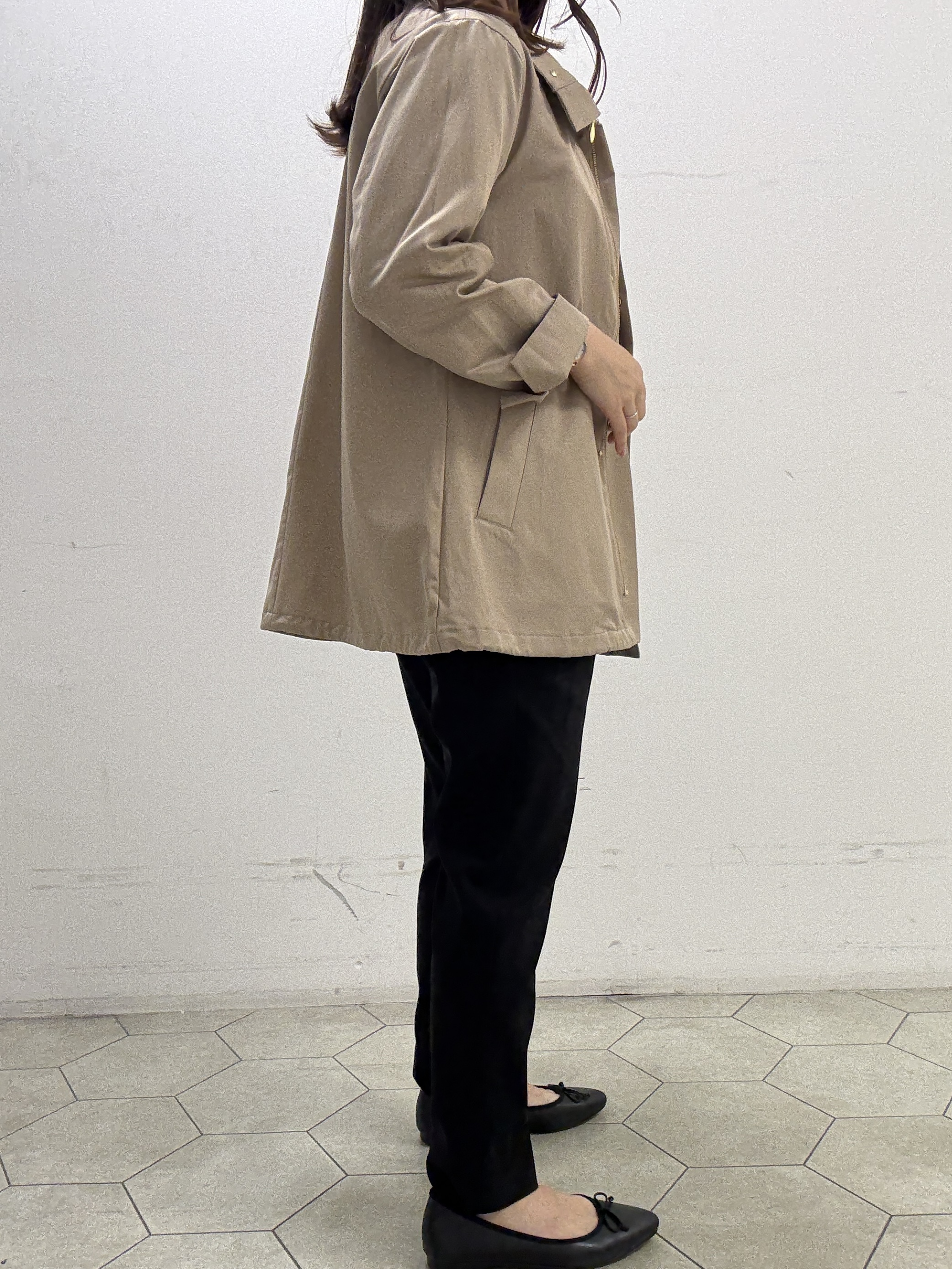 kahoさんの「INDIVI｜【撥水／UVケア】スタンドカラーブルゾン」を使ったコーディネート