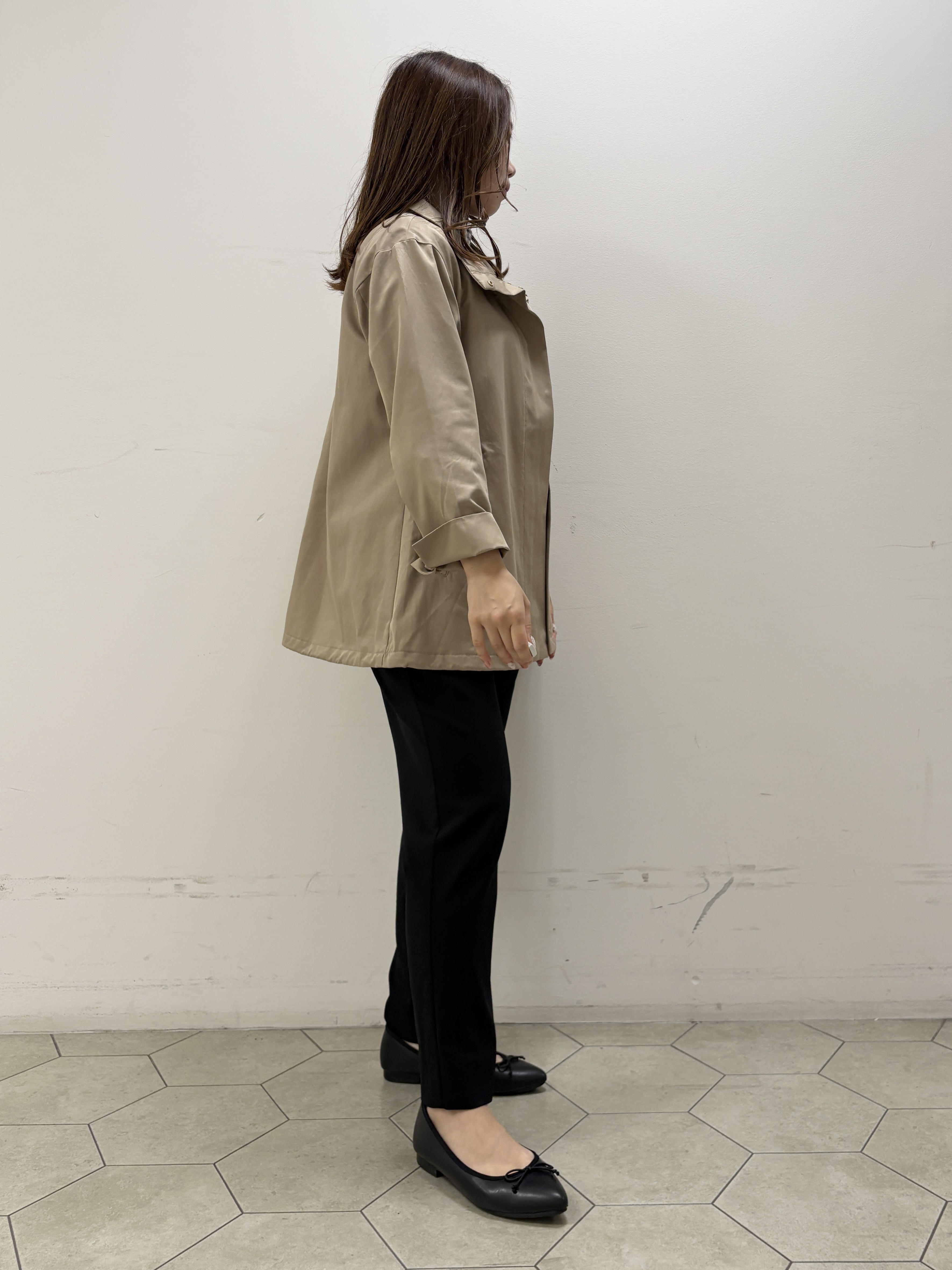 kahoさんの「INDIVI｜【撥水／UVケア】スタンドカラーブルゾン」を使ったコーディネート