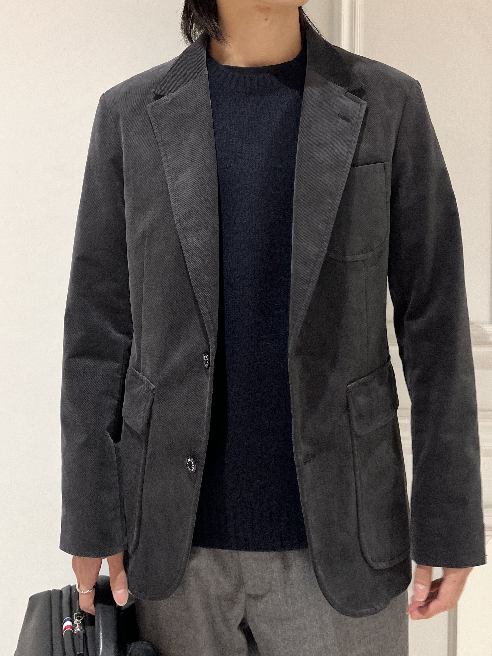 Watanabeさんの「DRESSTERIOR｜【セットアップ可】ストレッチ カルゼジャケット」を使ったコーディネート