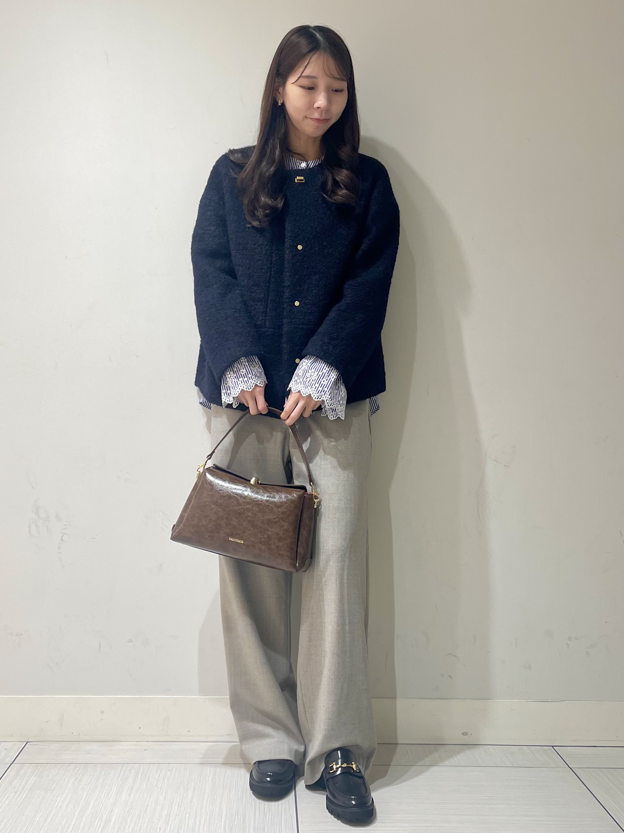 ことさんの「DRESSTERIOR｜ターンロッククラスプジャケット」を使ったコーディネート