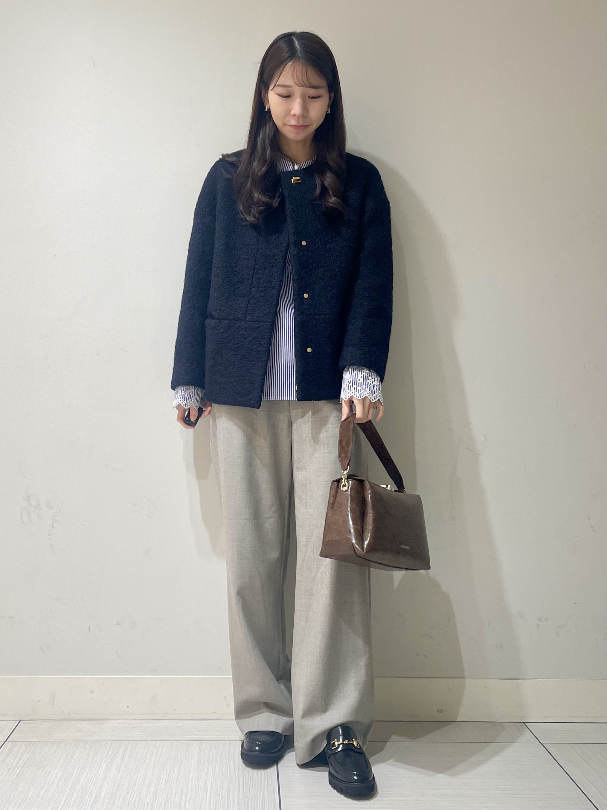 ことさんの「DRESSTERIOR｜ターンロッククラスプジャケット」を使ったコーディネート