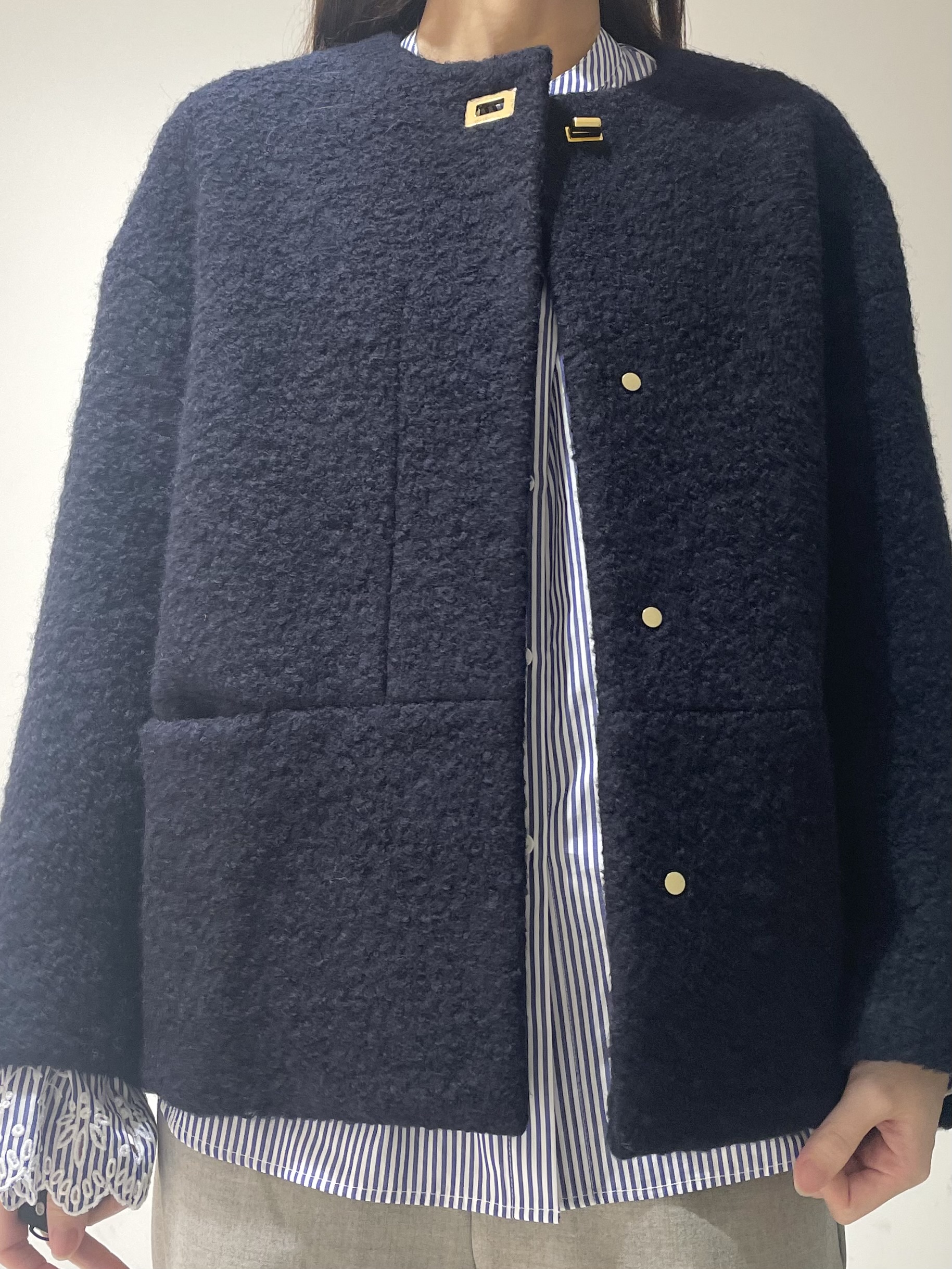ことさんの「DRESSTERIOR｜ターンロッククラスプジャケット」を使ったコーディネート