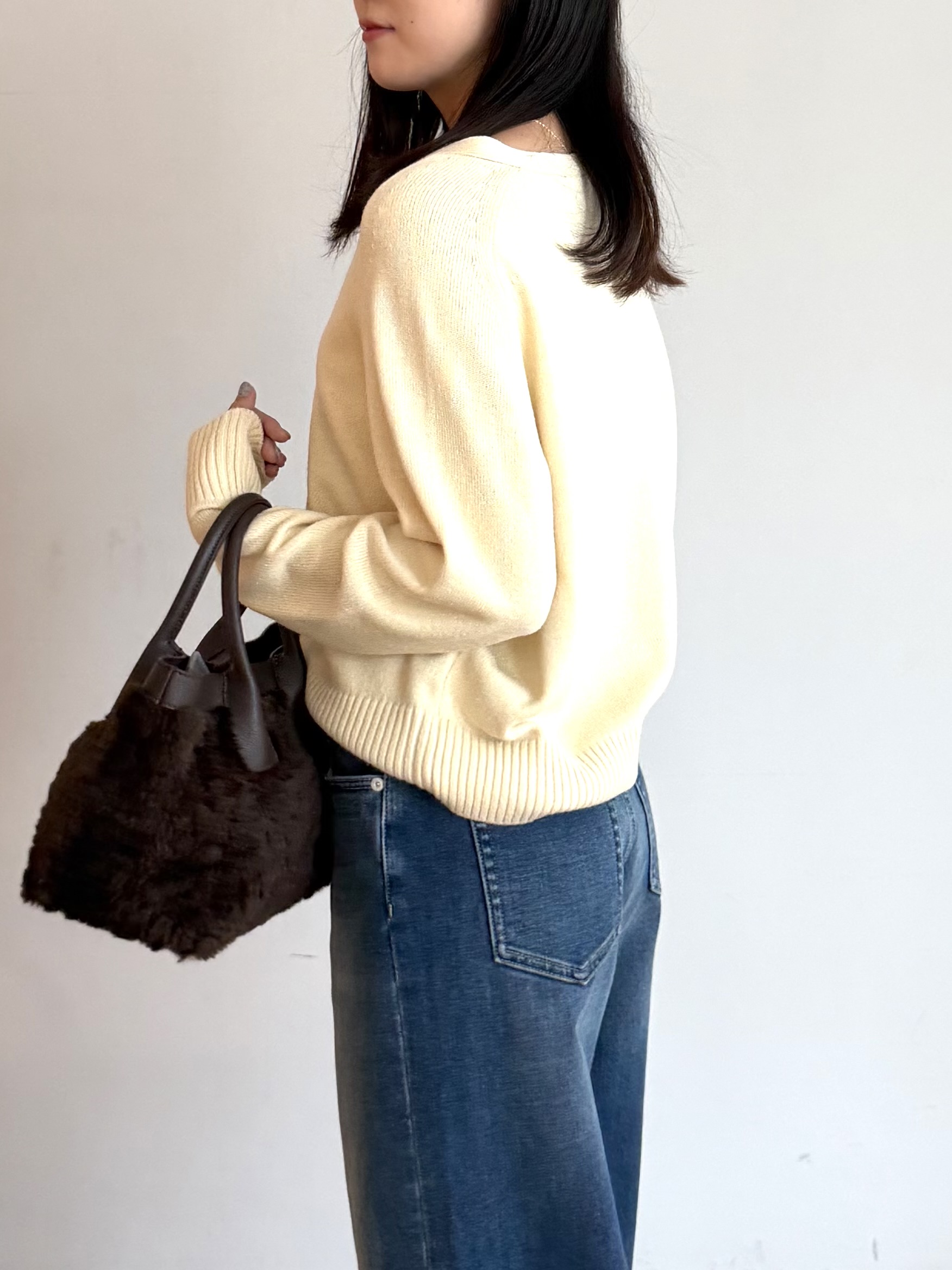 ririkaさんの「UNTITLED｜裏起毛 MAKE&times;DENIM WIDE」を使ったコーディネート