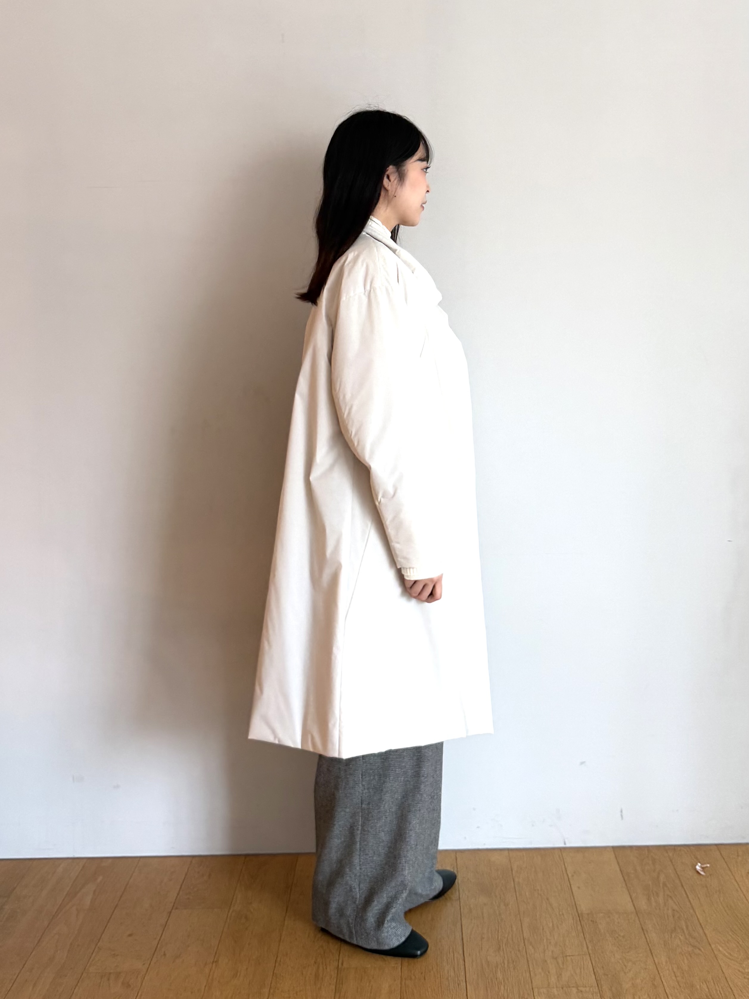 ririkaさんの「UNTITLED｜【セットアップ可/ウエストゴム】ウールドロストパンツ」を使ったコーディネート