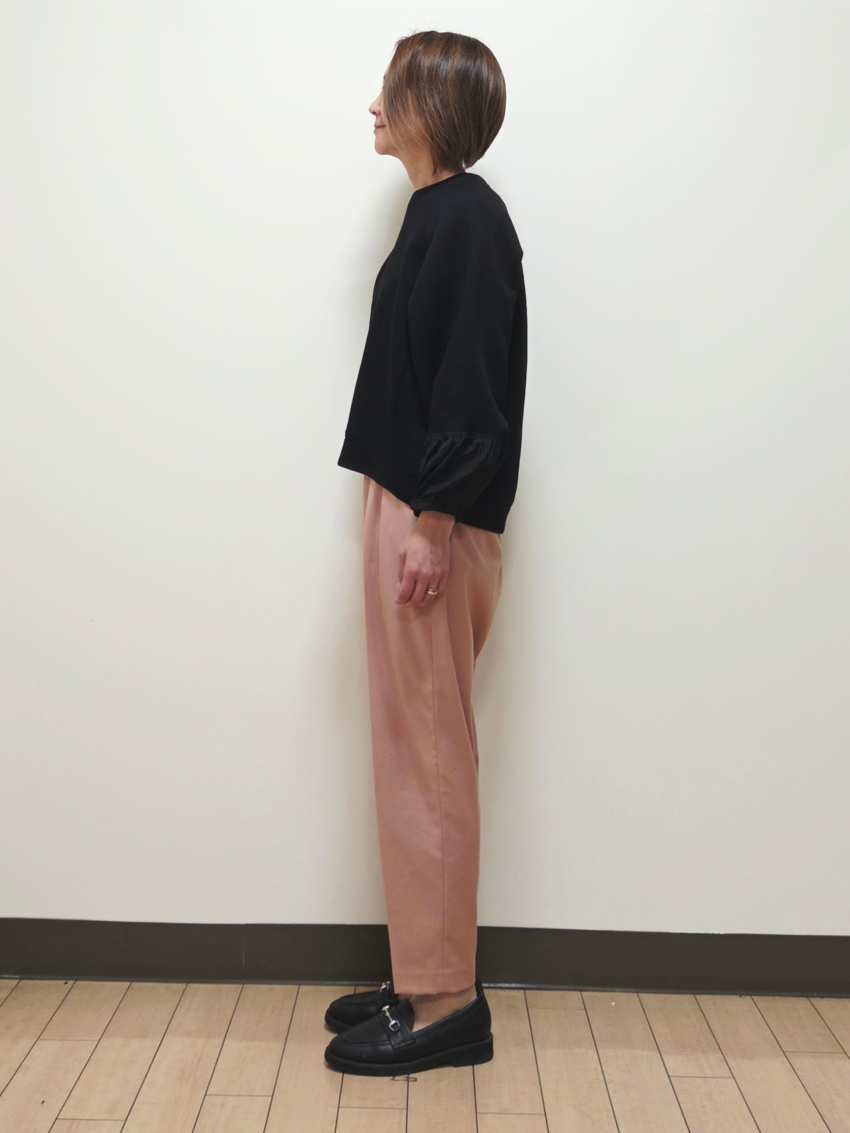 yuuさんの「Reflect｜ノーカラーミドル丈ブルゾン」を使ったコーディネート