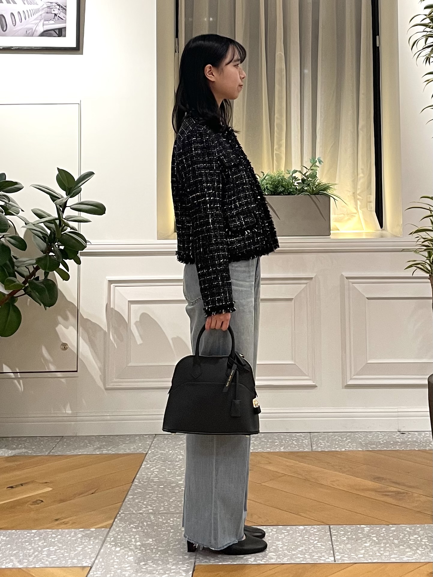 Lilyさんの「DRESSTERIOR｜【日本製】MOON イングランドツイードジャケット」を使ったコーディネート