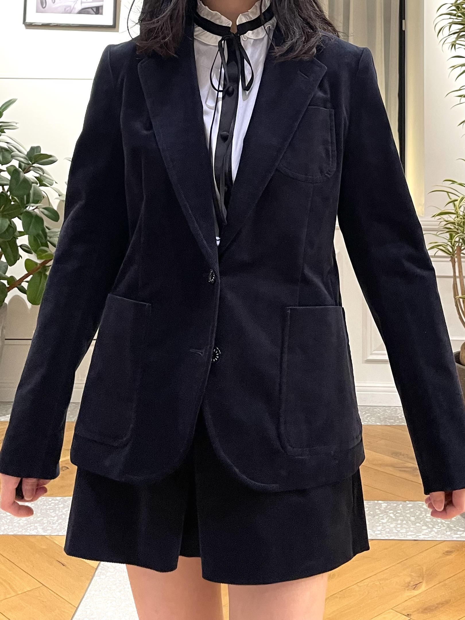 Lilyさんの「DRESSTERIOR｜【セットアップ可】ストレッチカルゼ ジャケット」を使ったコーディネート