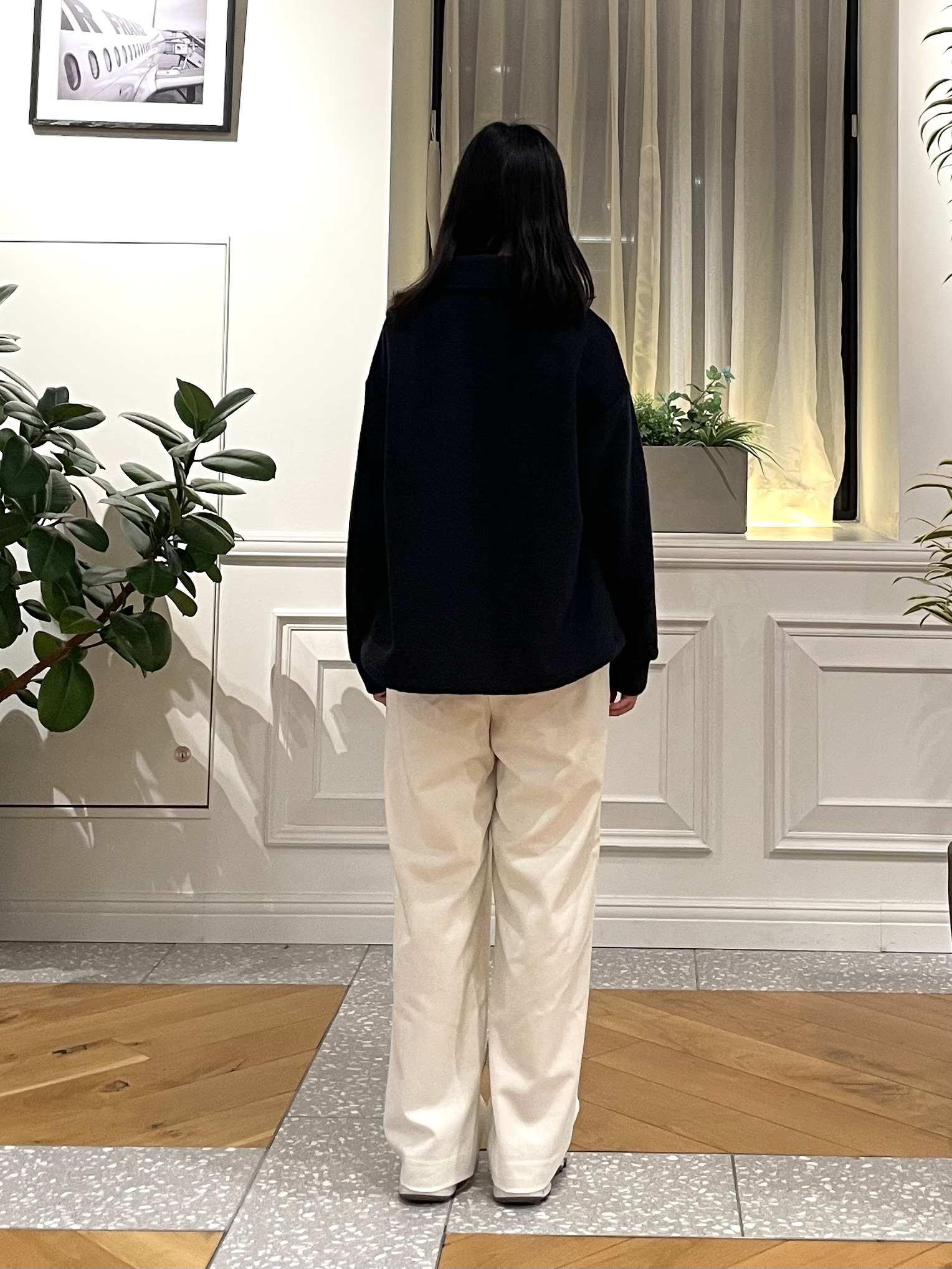 Lilyさんの「DRESSTERIOR｜イタリアンスライバー ハーフジッププルオーバー」を使ったコーディネート