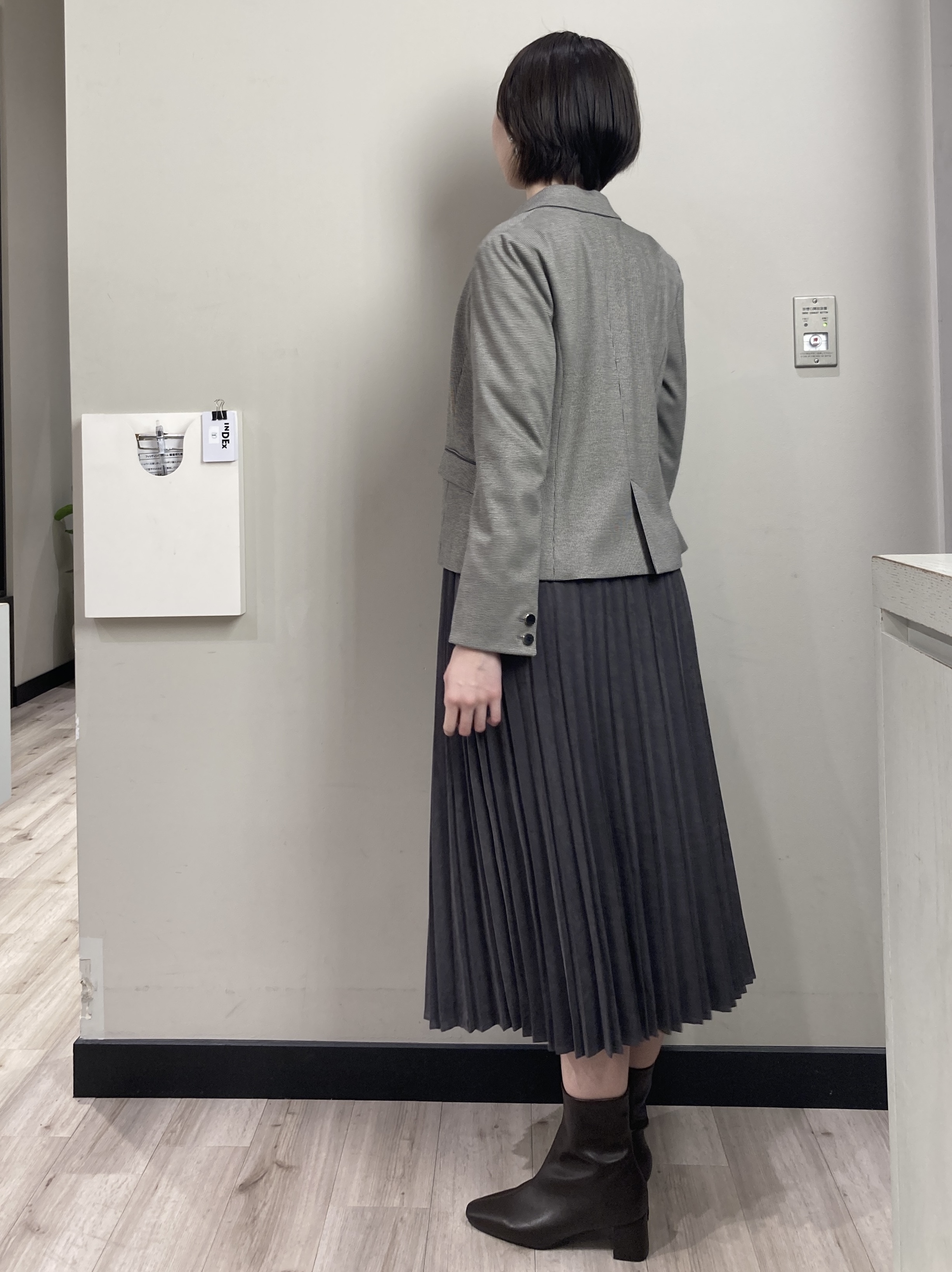 わかさんの「index｜【XS-3Lサイズ】ストレッチテーラードジャケット《ウォッシャブル／イージーアイロン》」を使ったコーディネート