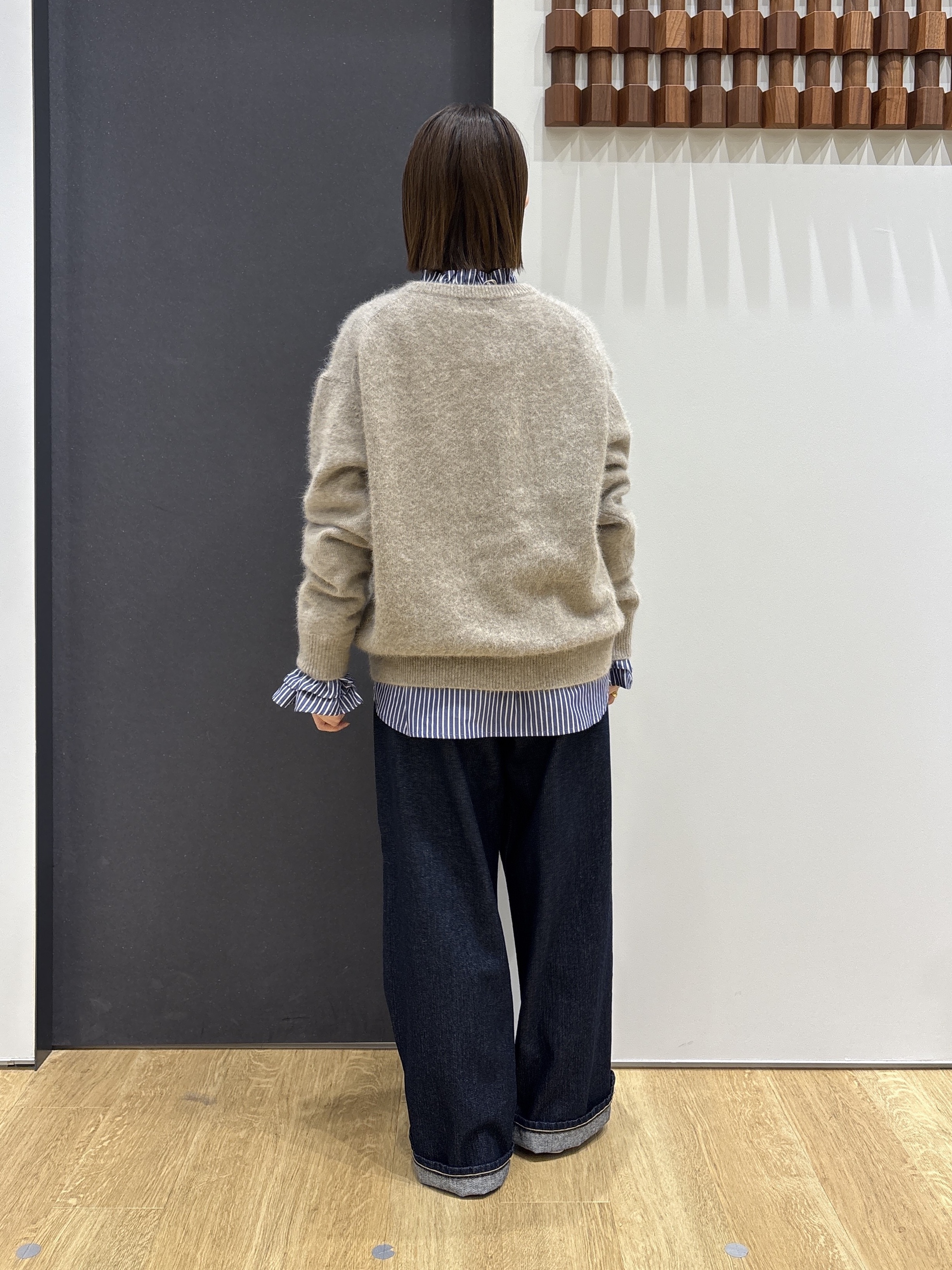 risaさんの「Dessin｜【洗える/秋羽織り】タックフリルブラウス」を使ったコーディネート