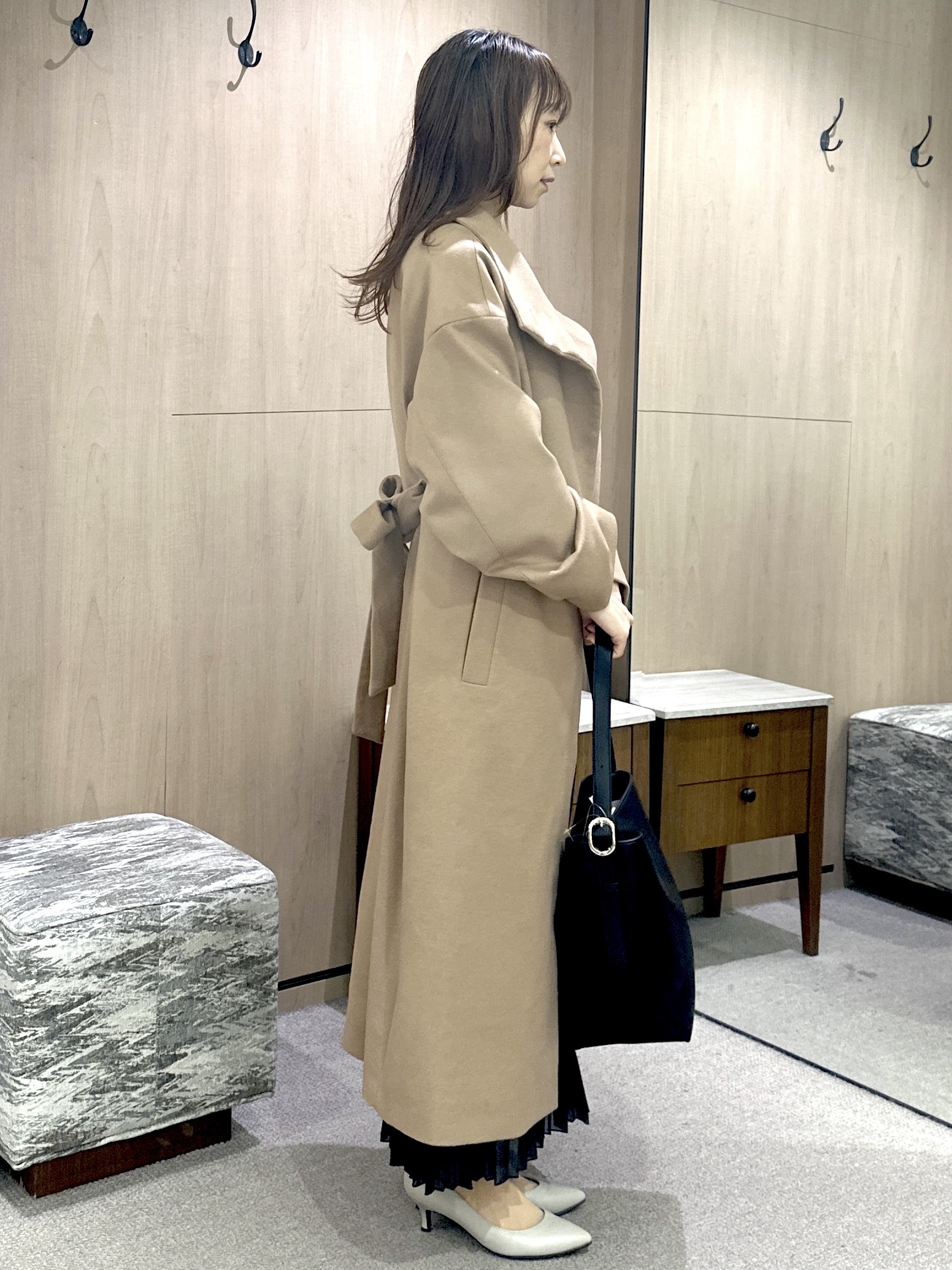 Miwaさんの「UNTITLED｜【店頭人気！/8色展開】ボリュームスリーブニットプルオーバー」を使ったコーディネート