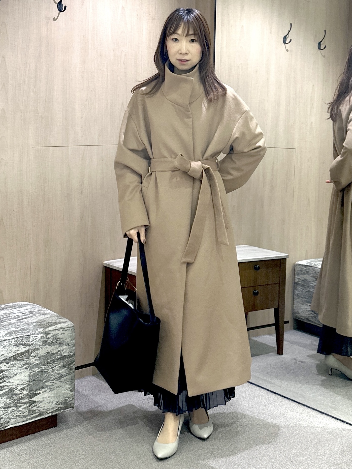 Miwaさんの「UNTITLED｜【店頭人気！/8色展開】ボリュームスリーブニットプルオーバー」を使ったコーディネート