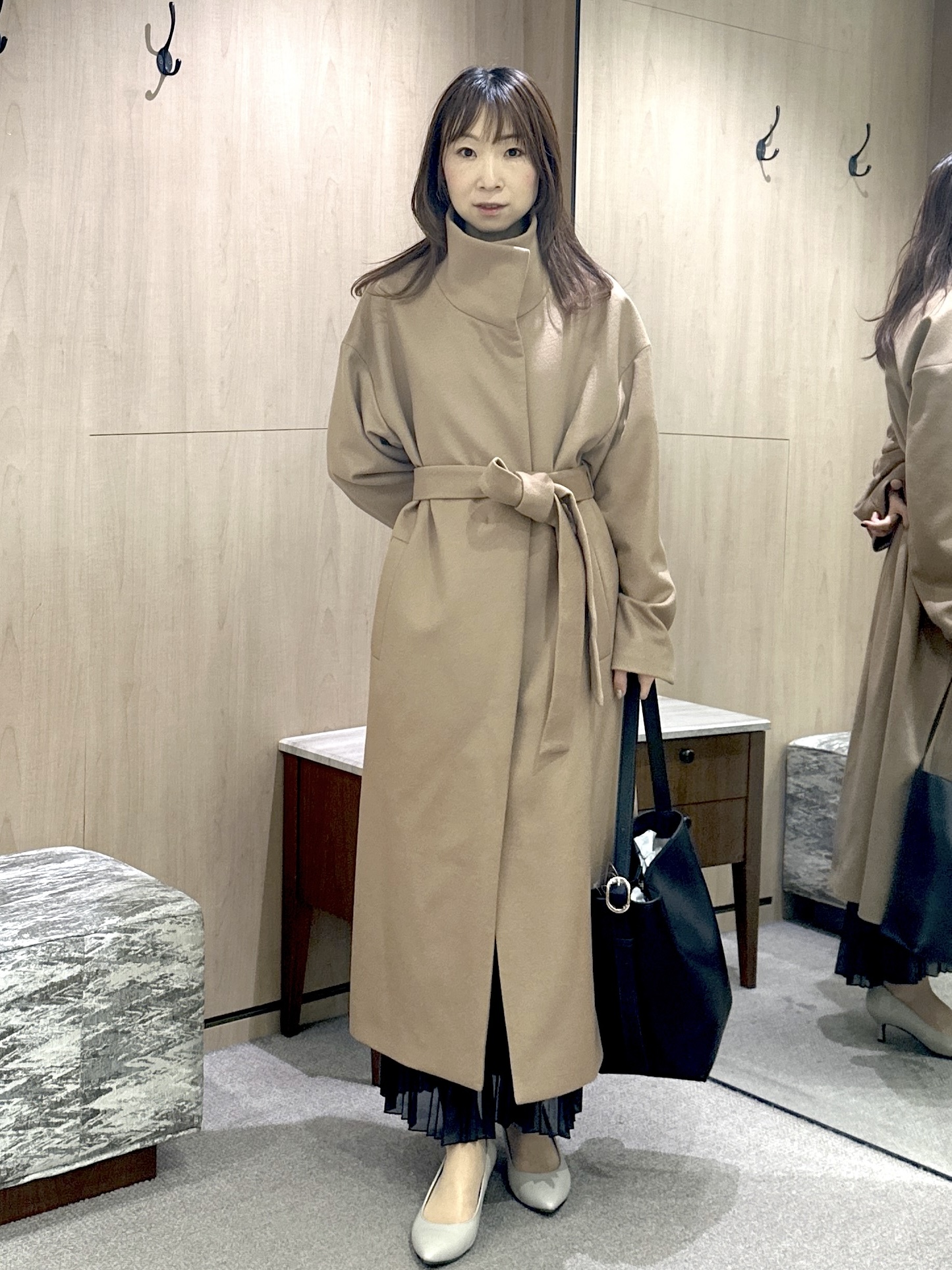Miwaさんの「UNTITLED｜【店頭人気！/8色展開】ボリュームスリーブニットプルオーバー」を使ったコーディネート