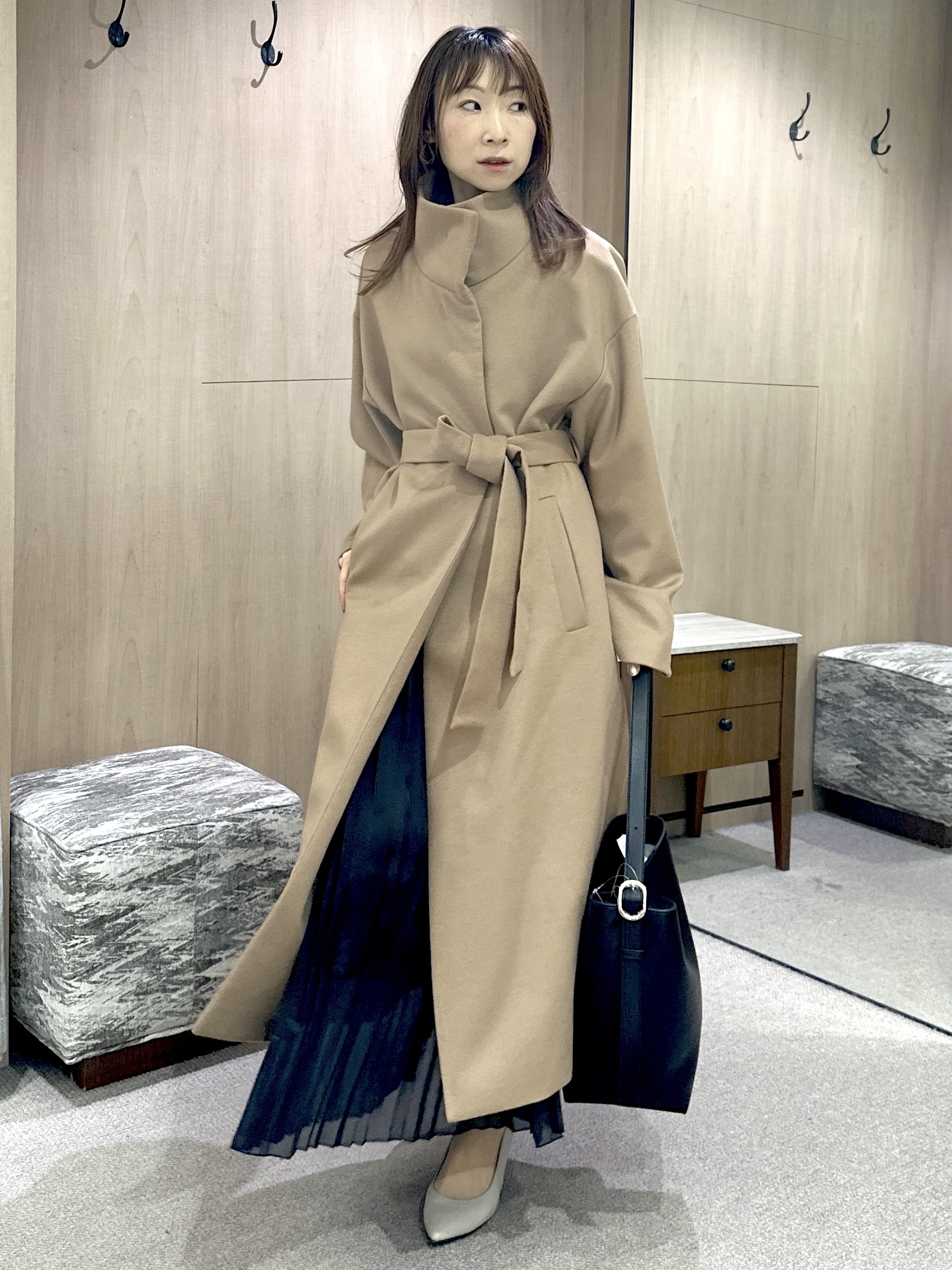Miwaさんの「UNTITLED｜【店頭人気！/8色展開】ボリュームスリーブニットプルオーバー」を使ったコーディネート