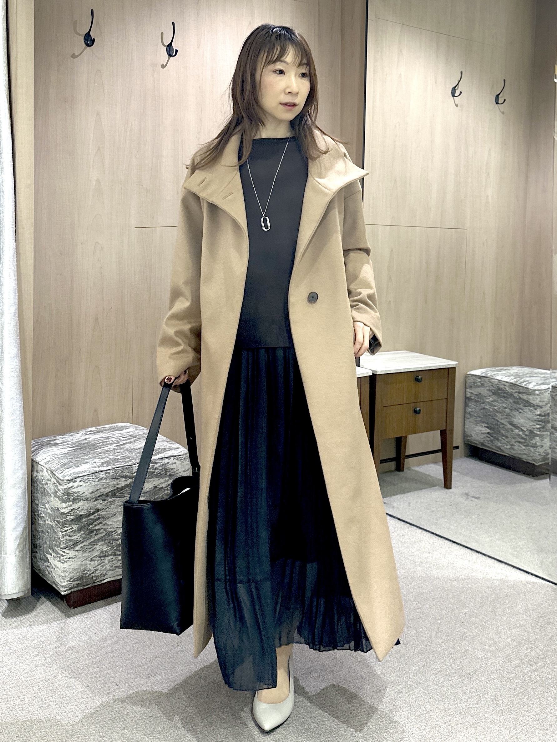 Miwaさんの「UNTITLED｜【店頭人気！/8色展開】ボリュームスリーブニットプルオーバー」を使ったコーディネート