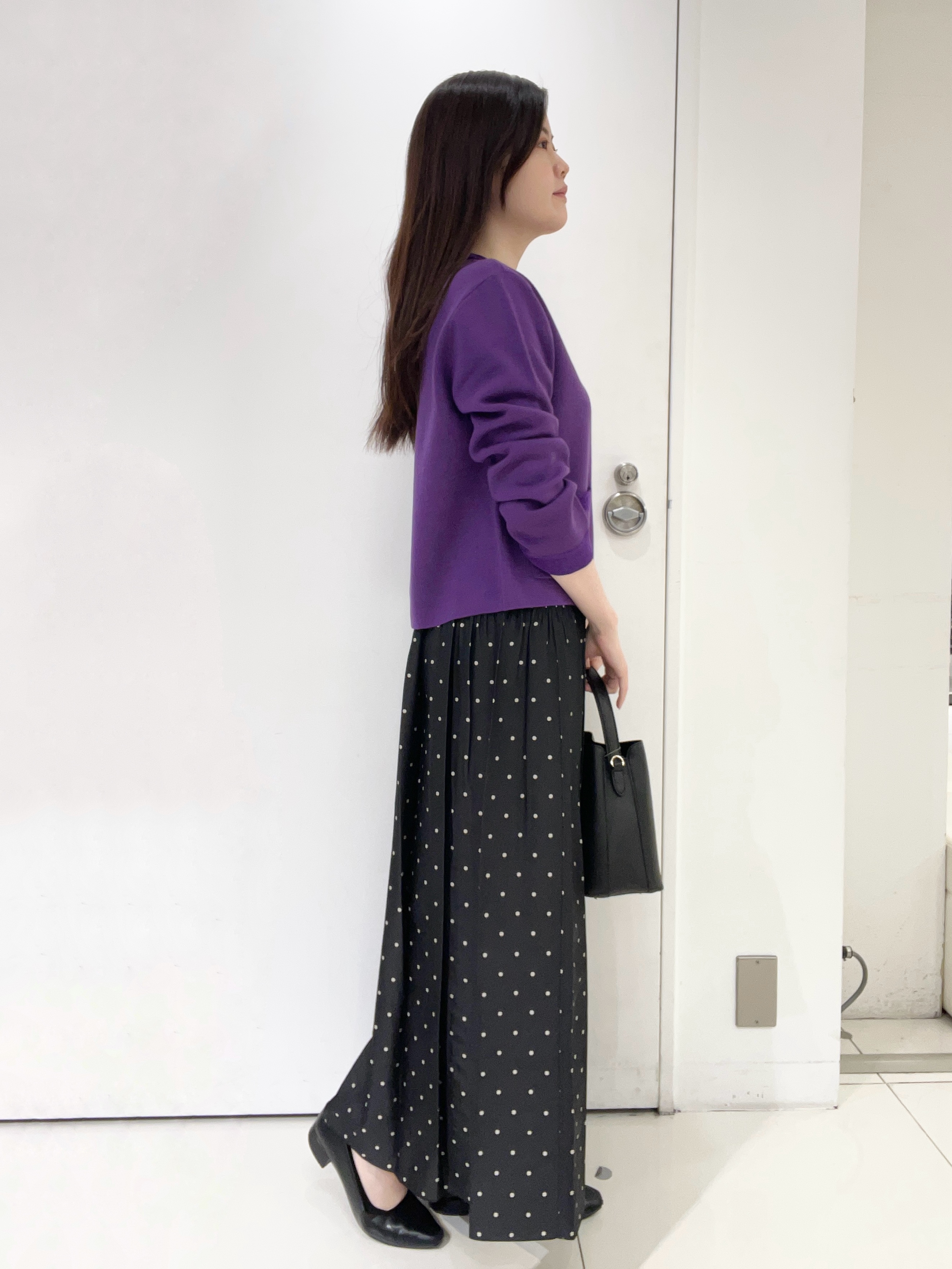 moeさんの「UNTITLED｜【アンサンブル可/ジャケットライク】モールラインカーディガン」を使ったコーディネート