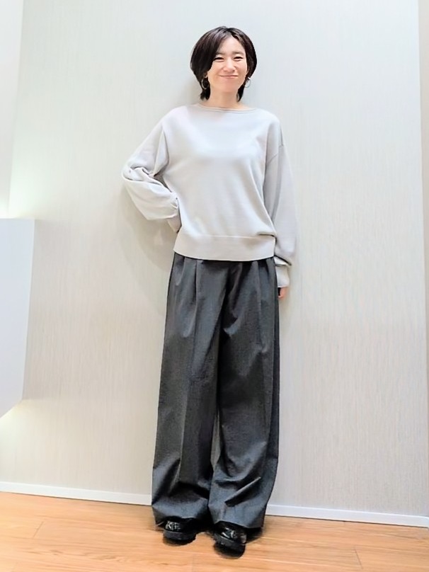 ミズタさんの「UNTITLED｜【店頭人気！/8色展開】ボリュームスリーブニットプルオーバー」を使ったコーディネート