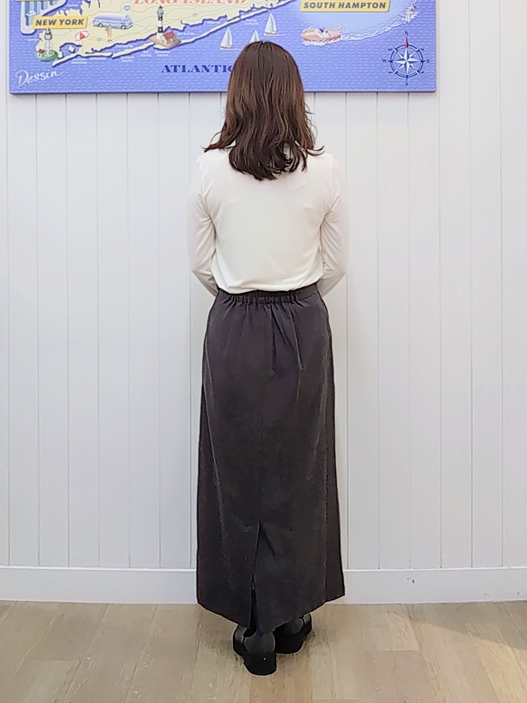 itoさんの「Dessin｜【店頭人気/洗える/秋羽織り】スエードライクジップブルゾン」を使ったコーディネート