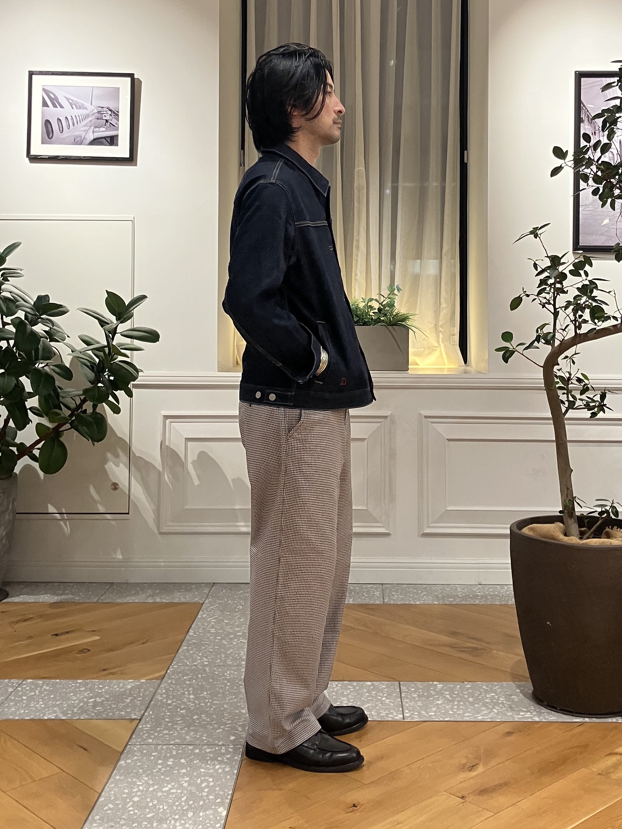 junyaさんの「DRESSTERIOR｜KAIHARA denim トラッカージャケット」を使ったコーディネート