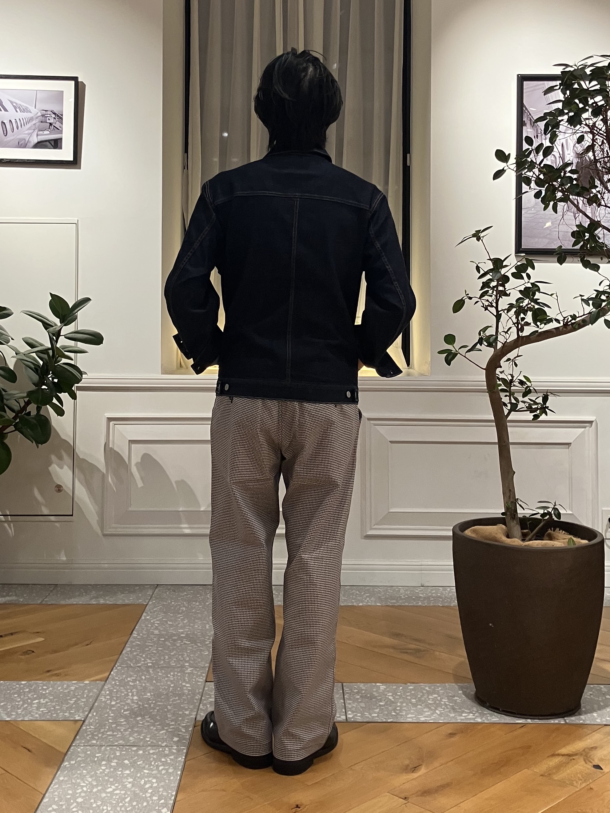junyaさんの「DRESSTERIOR｜KAIHARA denim トラッカージャケット」を使ったコーディネート