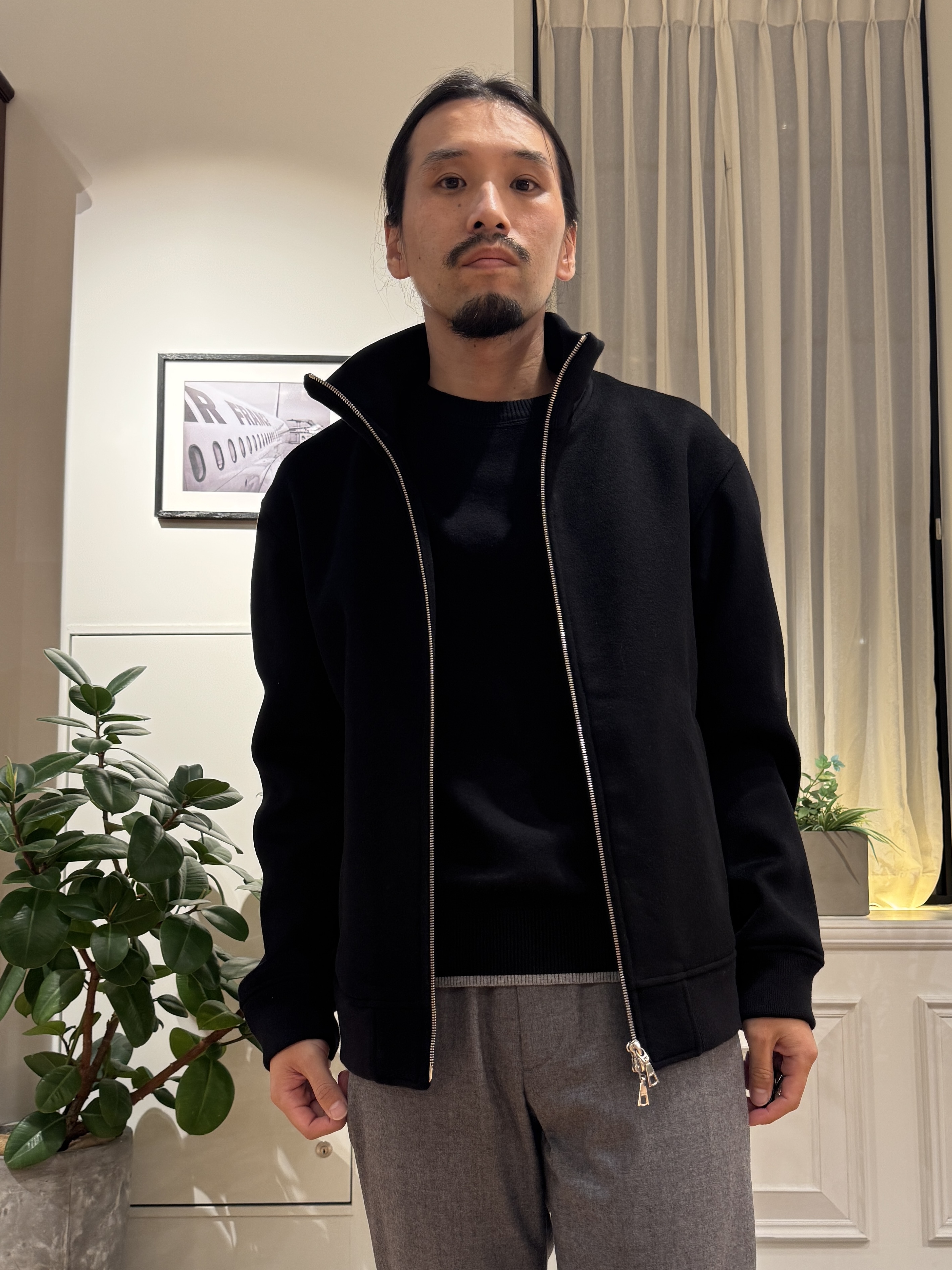 kawarataniさんの「DRESSTERIOR｜【干場義雅&times;DRESSTERIOR】リブジップアップブルゾン」を使ったコーディネート