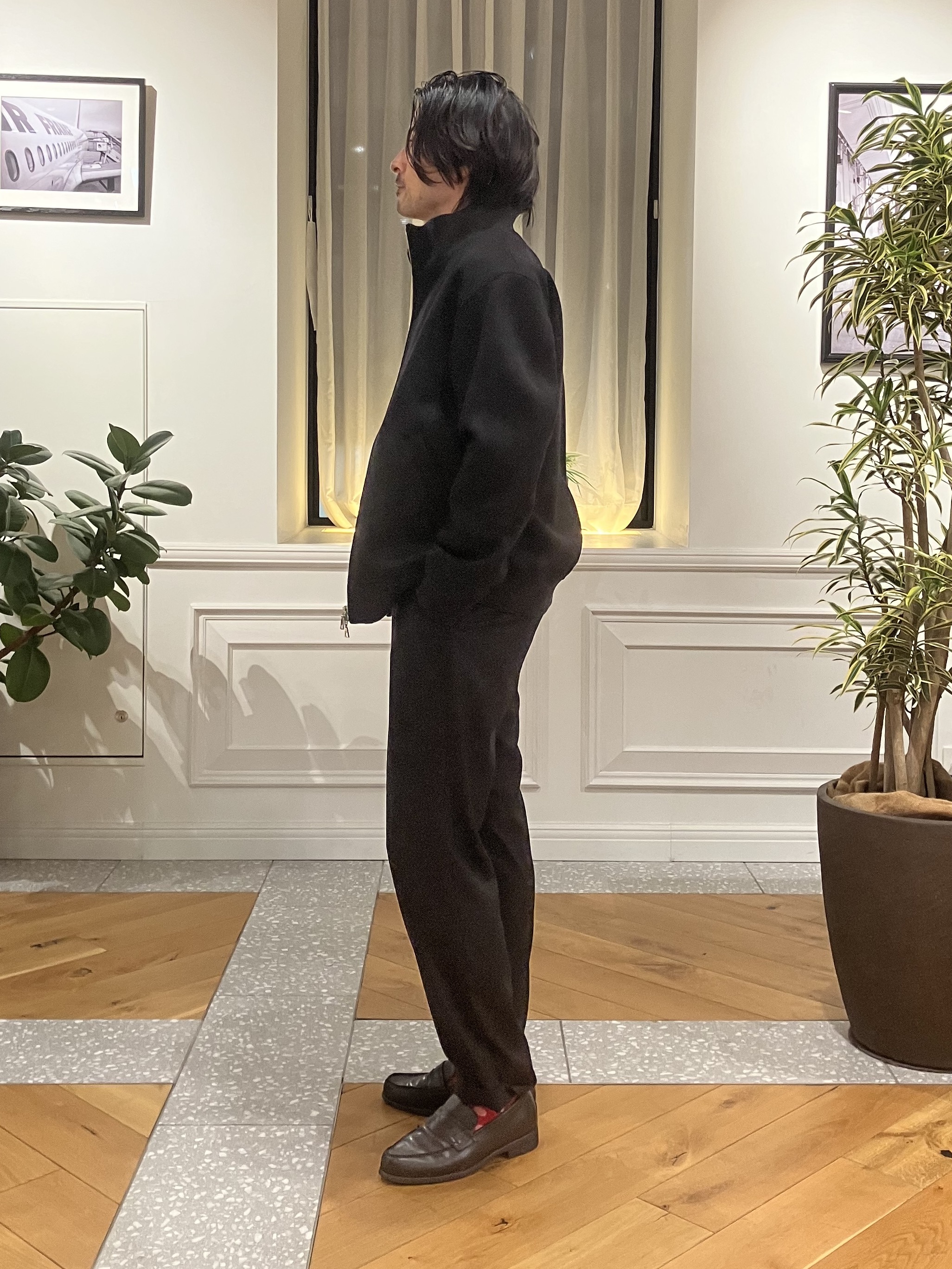 junyaさんの「DRESSTERIOR｜【干場義雅&times;DRESSTERIOR】リブジップアップブルゾン」を使ったコーディネート