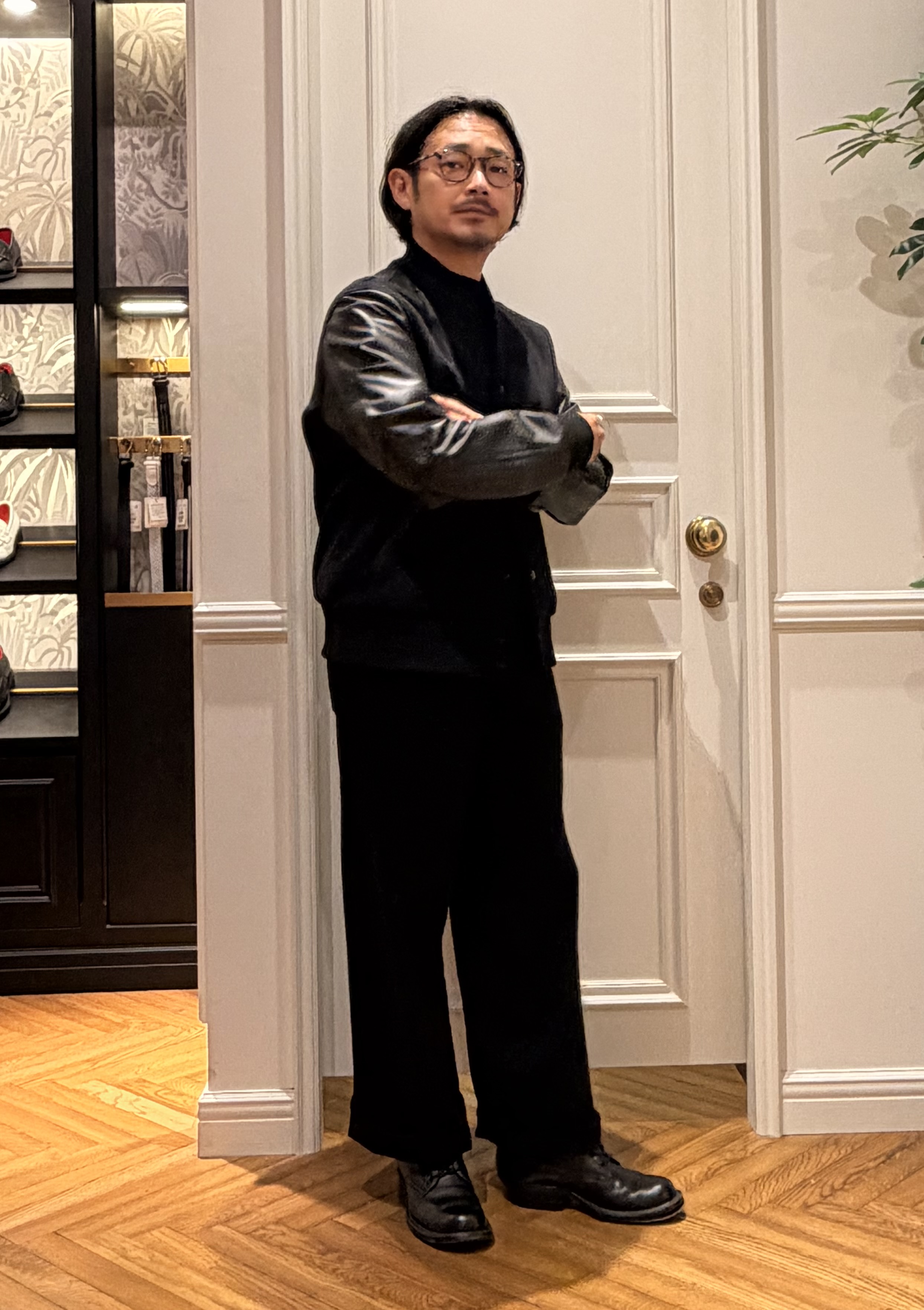 鶴田大士さんの「DRESSTERIOR｜【干場義雅&times;DRESSTERIOR】スタジャン」を使ったコーディネート
