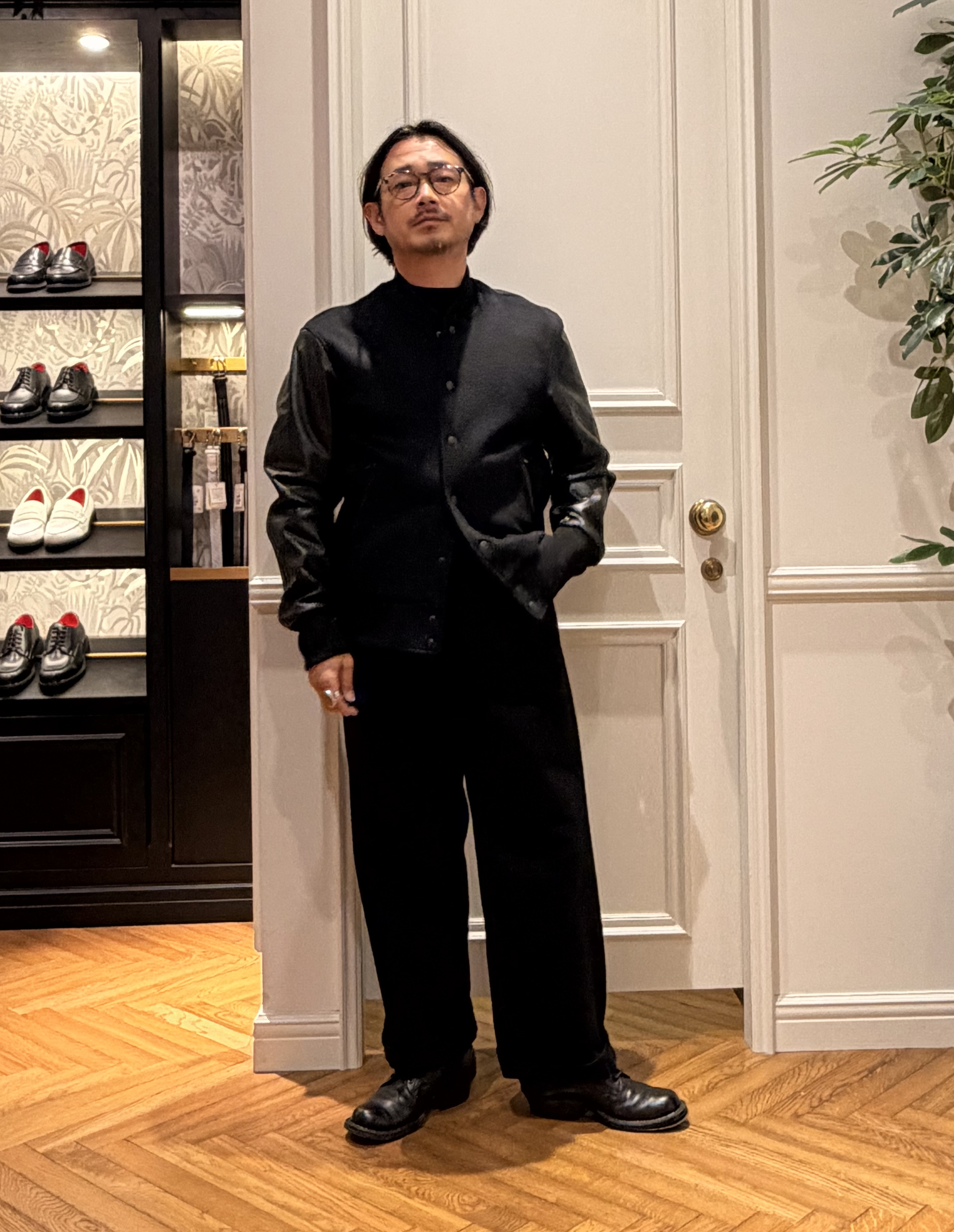 鶴田大士さんの「DRESSTERIOR｜【干場義雅&times;DRESSTERIOR】スタジャン」を使ったコーディネート