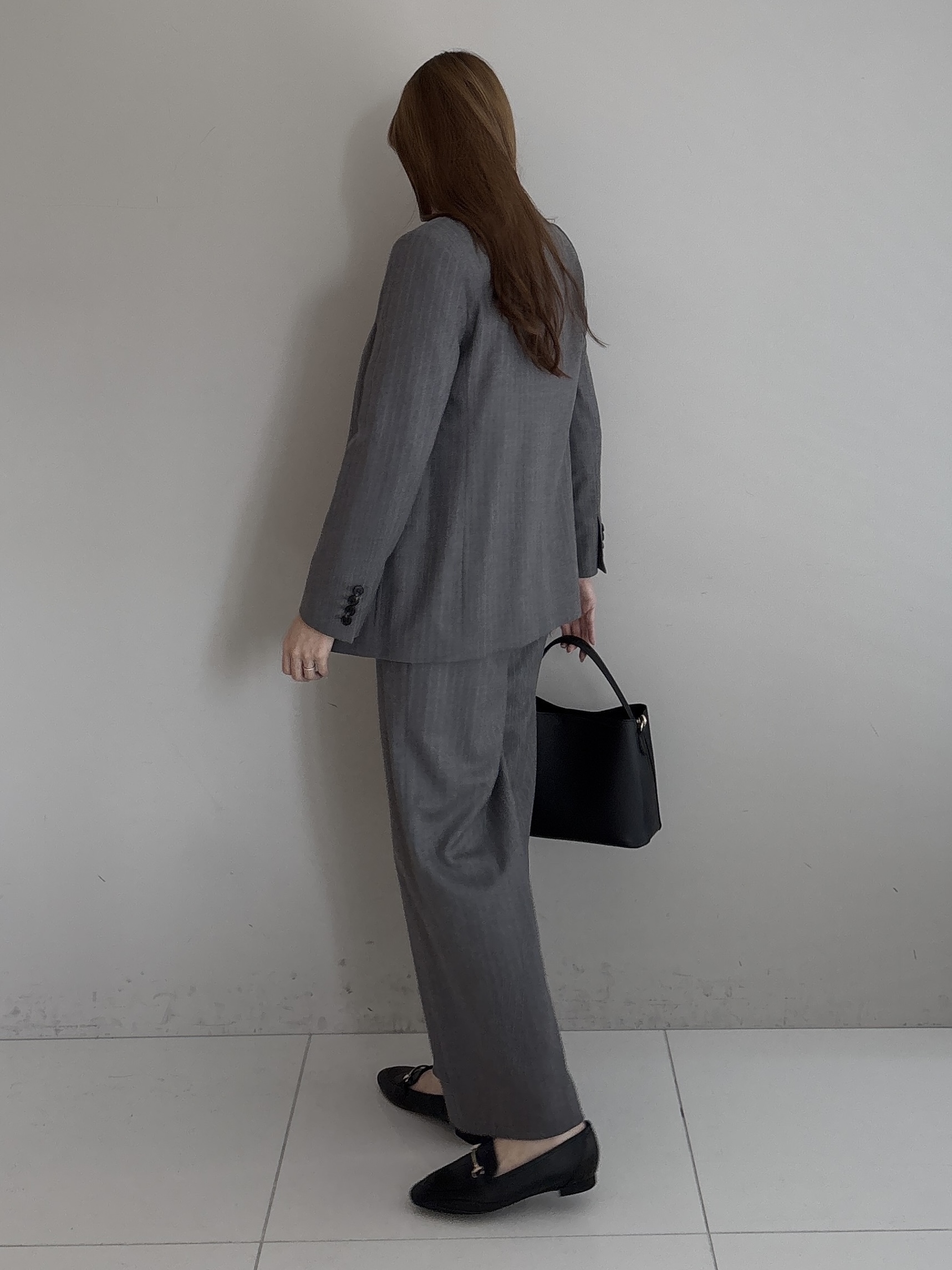 sayaさんの「UNTITLED｜【セットアップ可/秋羽織り】ウールダブルジャケット」を使ったコーディネート