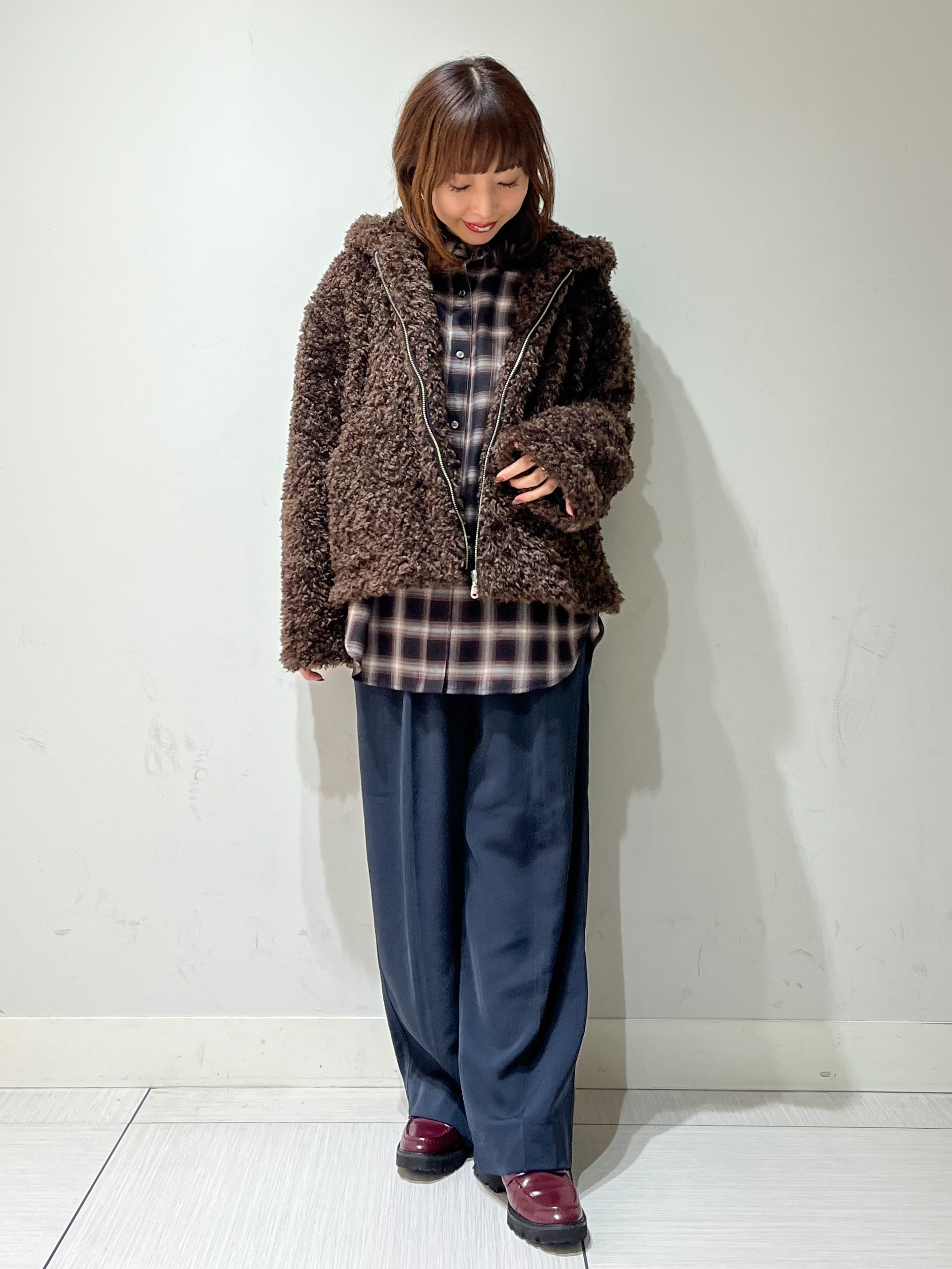 じゅんさんの「DRESSTERIOR｜プードルボアパーカー」を使ったコーディネート