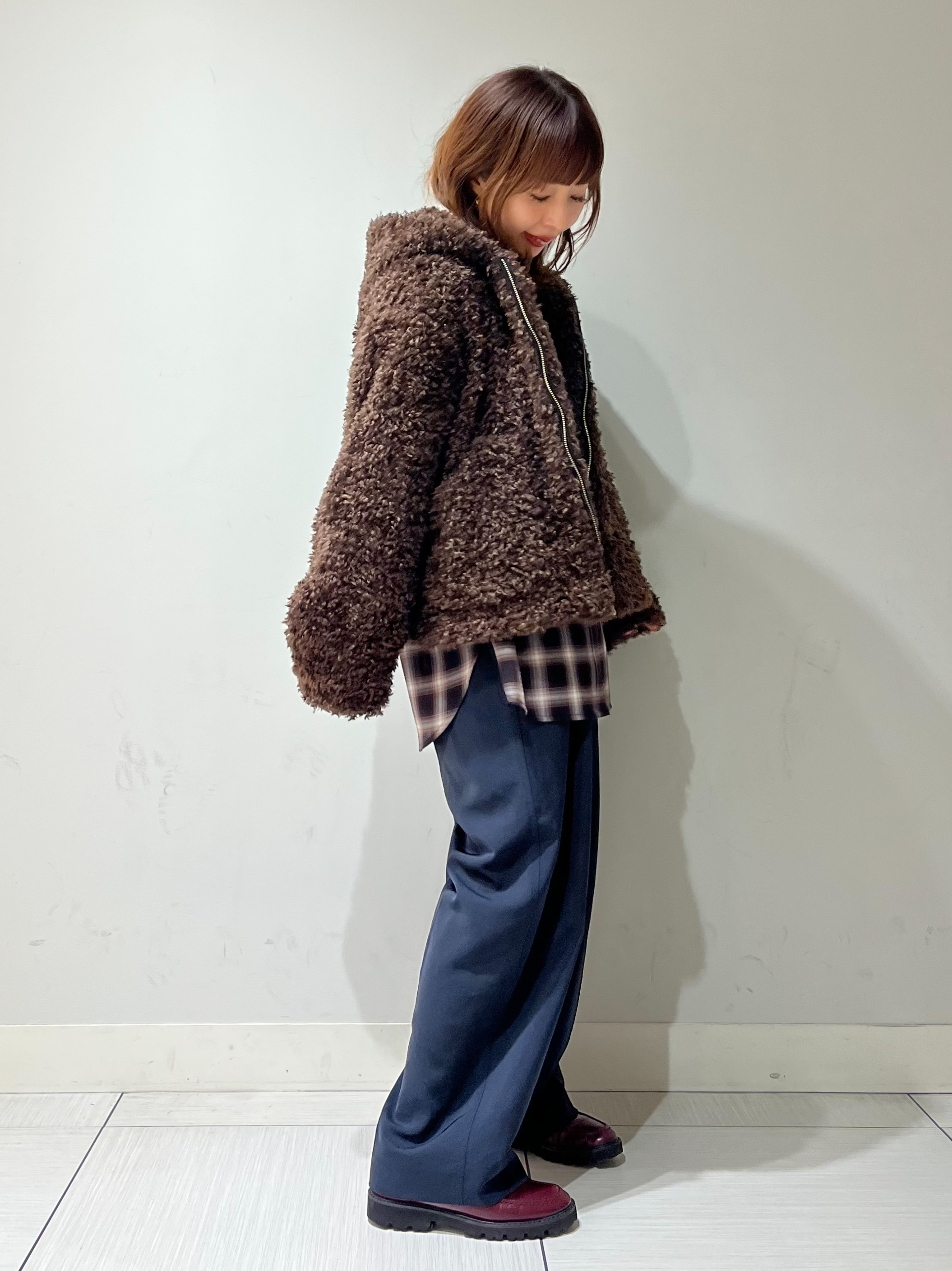 じゅんさんの「DRESSTERIOR｜プードルボアパーカー」を使ったコーディネート