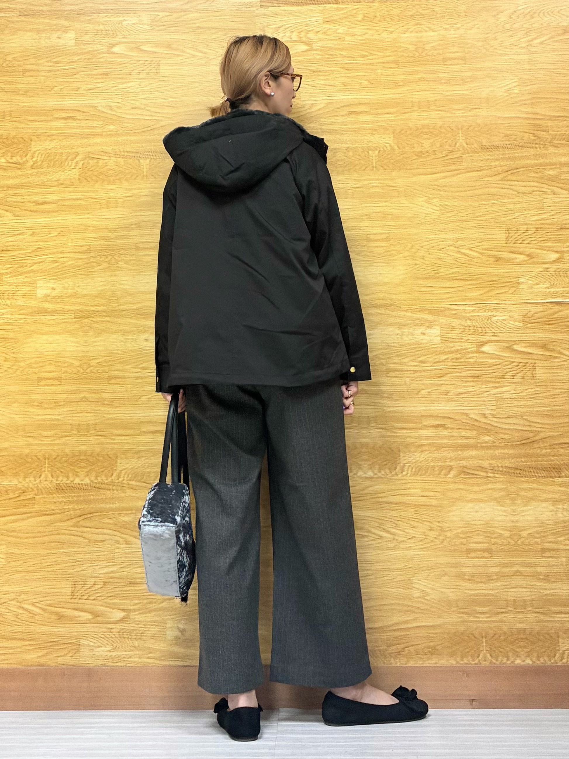 もすさんの「SHOO･LA･RUE｜【洗濯機可/撥水/マルチWAY】ファーライナー付き 毎日欲張りマンパ」を使ったコーディネート
