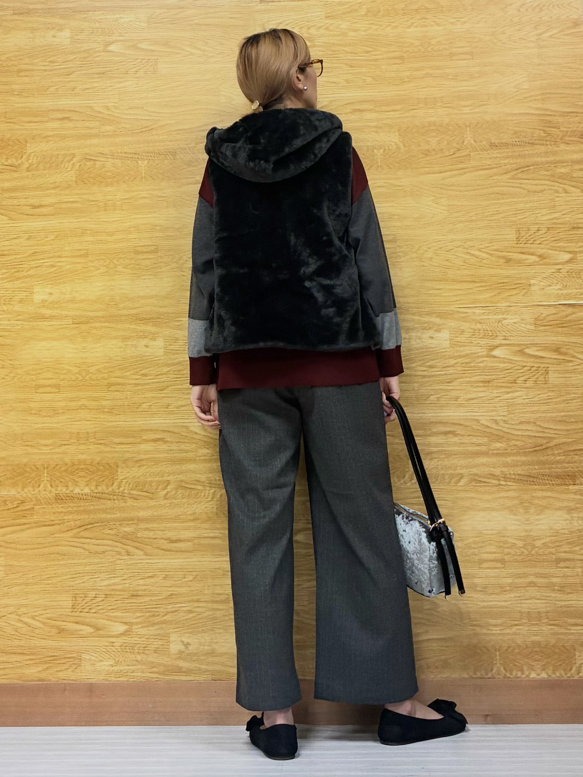 もすさんの「SHOO･LA･RUE｜【洗濯機可/撥水/マルチWAY】ファーライナー付き 毎日欲張りマンパ」を使ったコーディネート