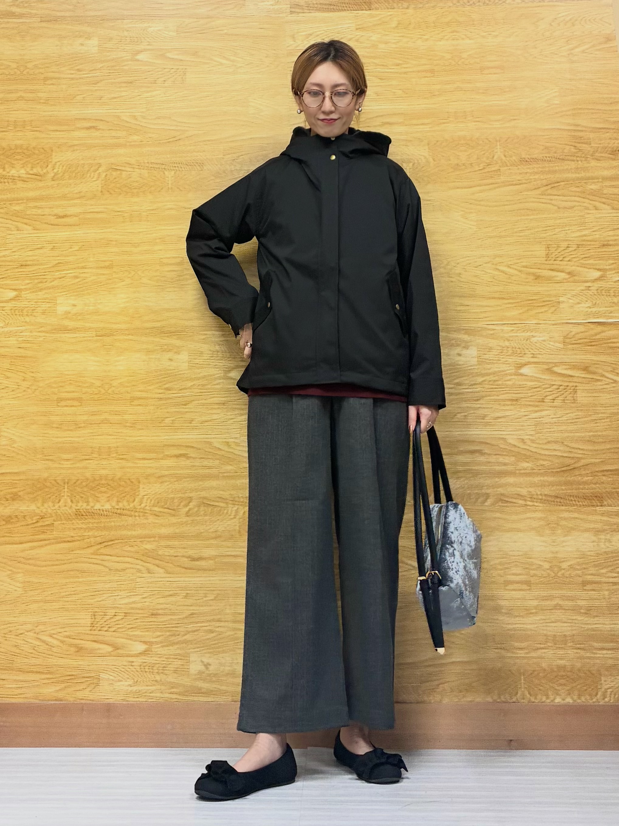 もすさんの「SHOO･LA･RUE｜【洗濯機可/撥水/マルチWAY】ファーライナー付き 毎日欲張りマンパ」を使ったコーディネート
