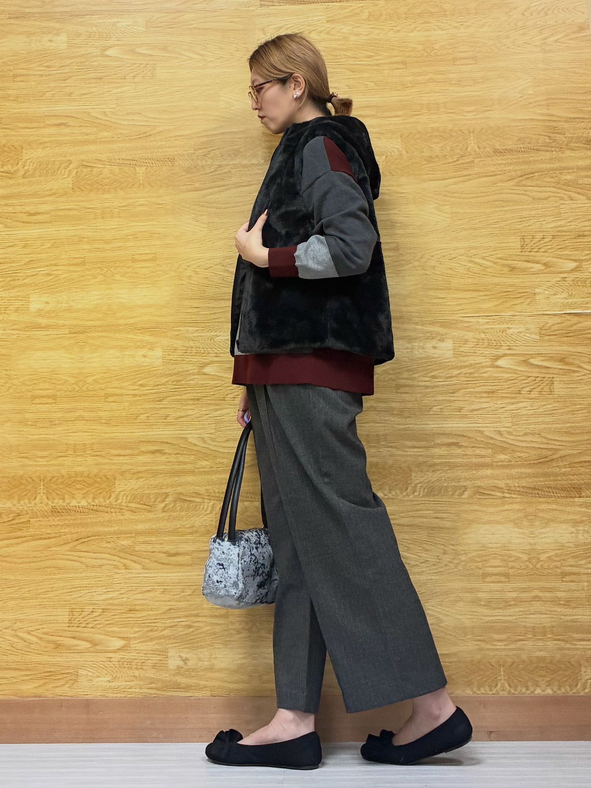 もすさんの「SHOO･LA･RUE｜【洗濯機可/撥水/マルチWAY】ファーライナー付き 毎日欲張りマンパ」を使ったコーディネート