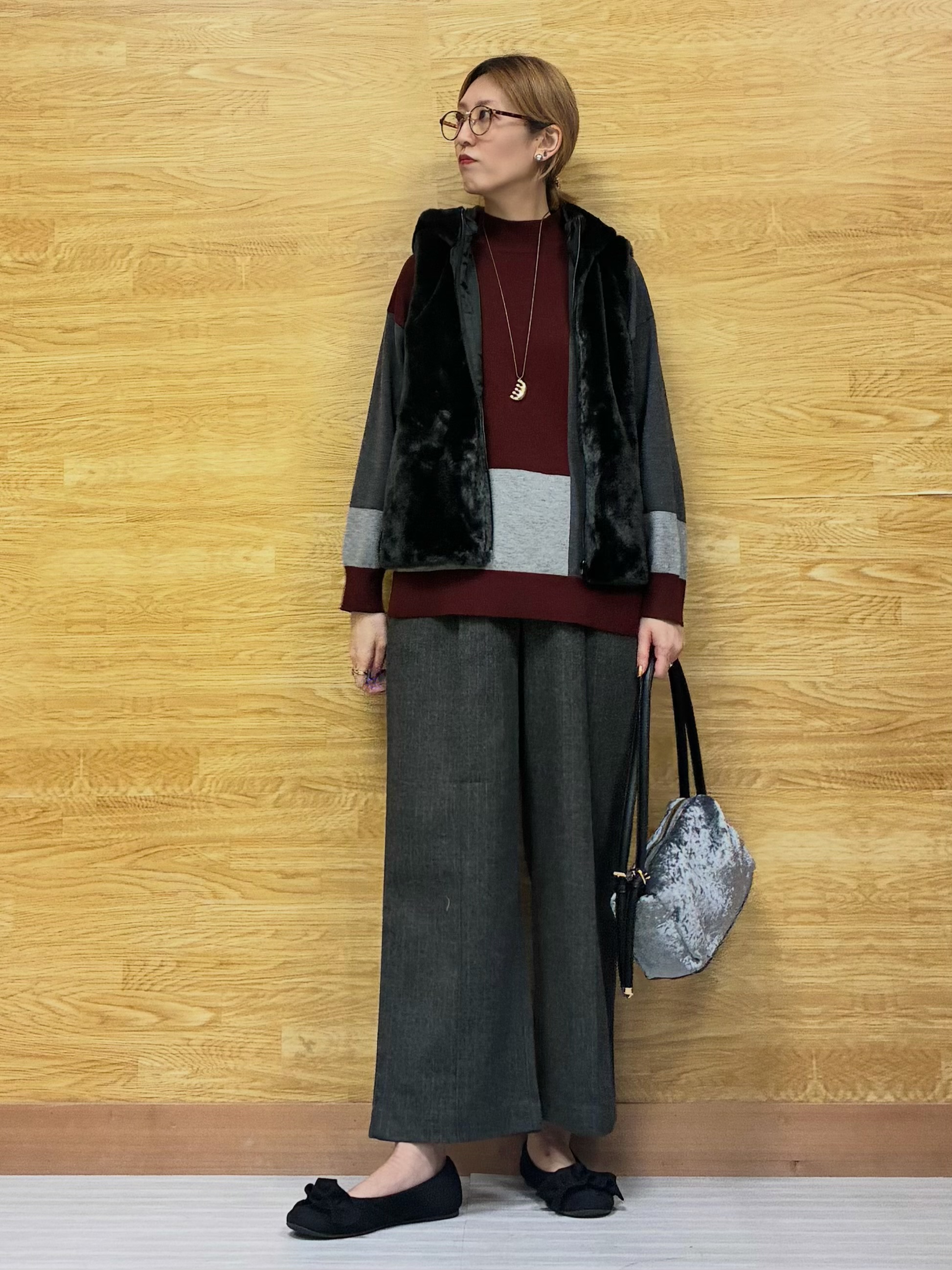 もすさんの「SHOO･LA･RUE｜【洗濯機可/撥水/マルチWAY】ファーライナー付き 毎日欲張りマンパ」を使ったコーディネート