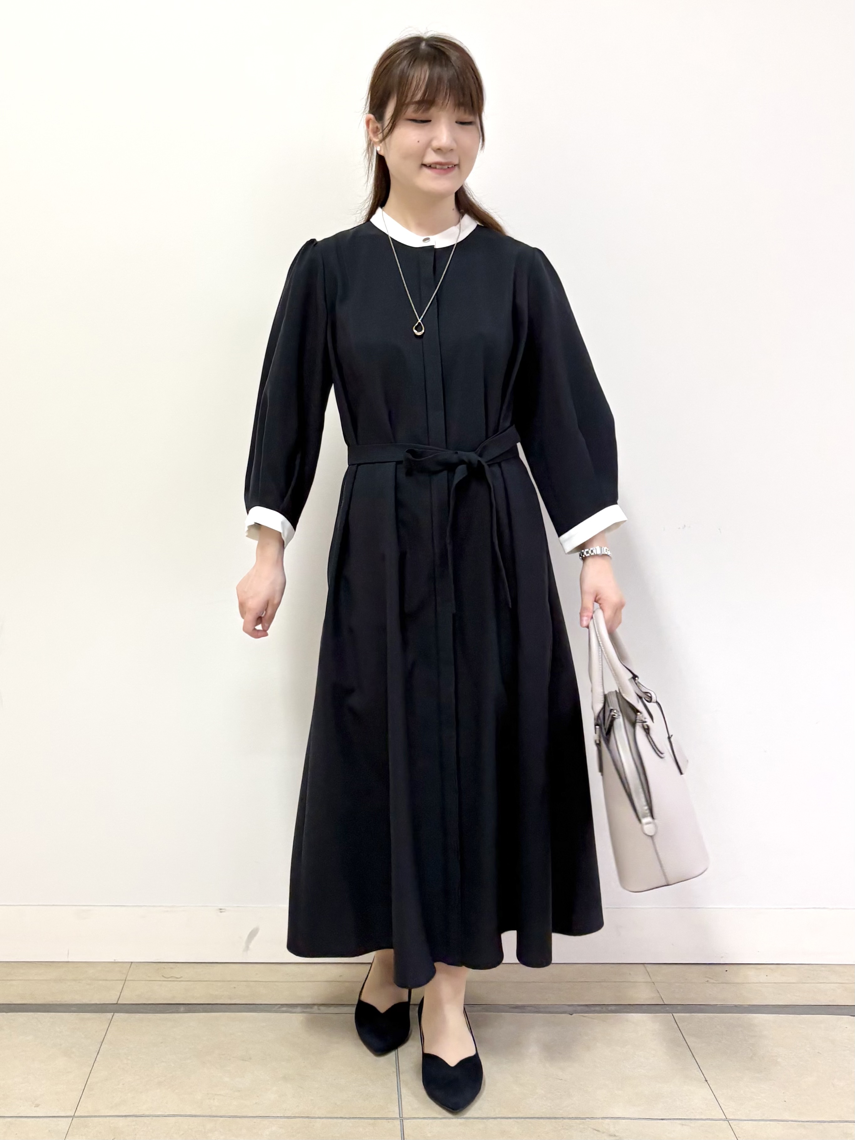 mikiさんの「Reflect｜【手洗い可】Aラインロングワンピース」を使ったコーディネート