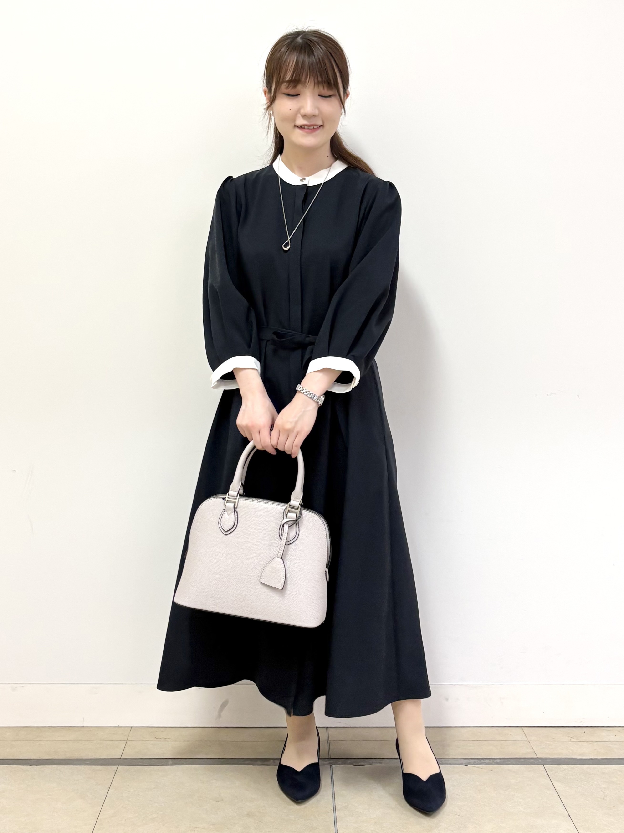 mikiさんの「Reflect｜【手洗い可】Aラインロングワンピース」を使ったコーディネート