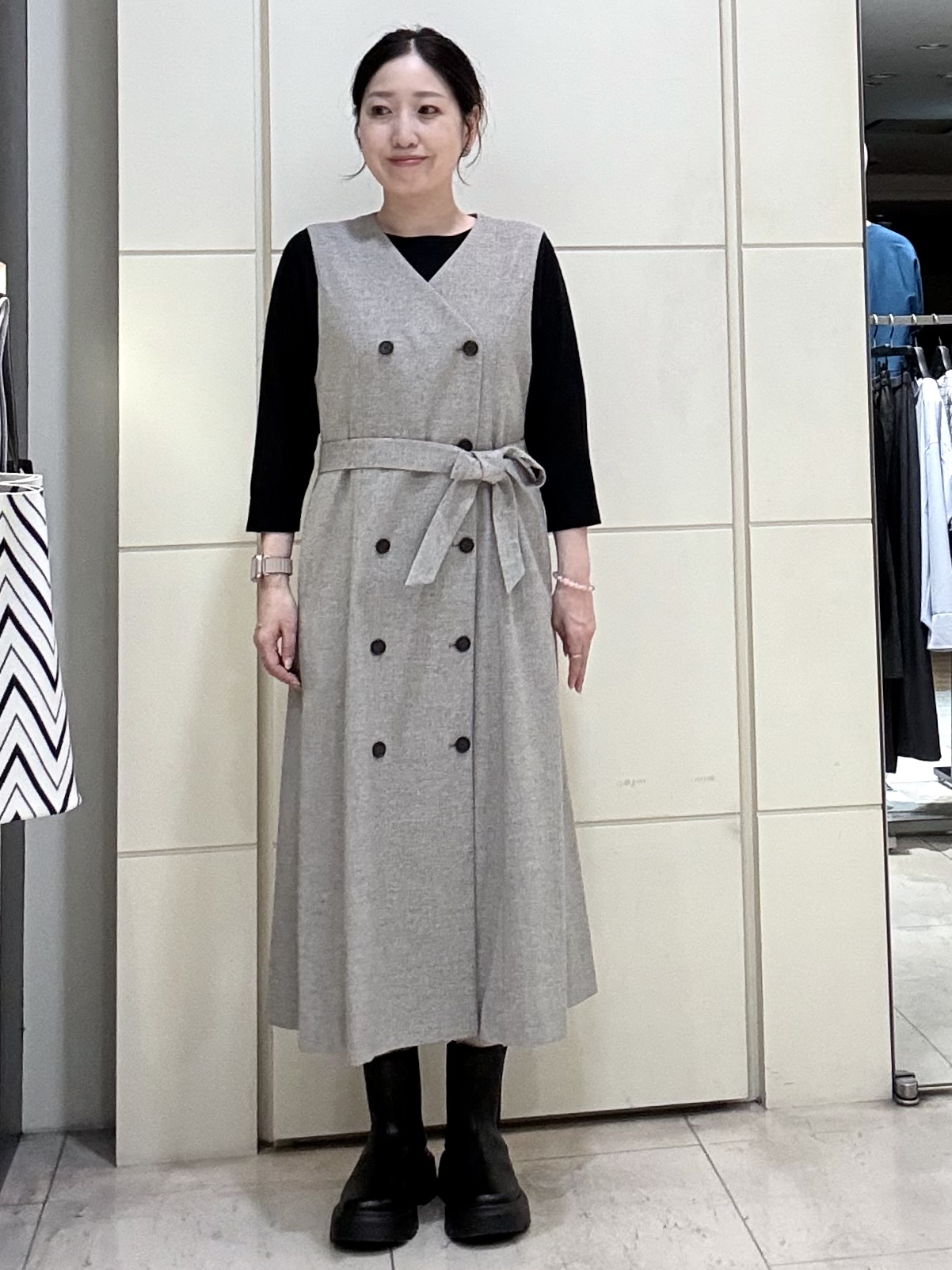 mori.さんの「UNTITLED｜【軽アウター/中綿/秋冬コート】ショートブルゾン」を使ったコーディネート