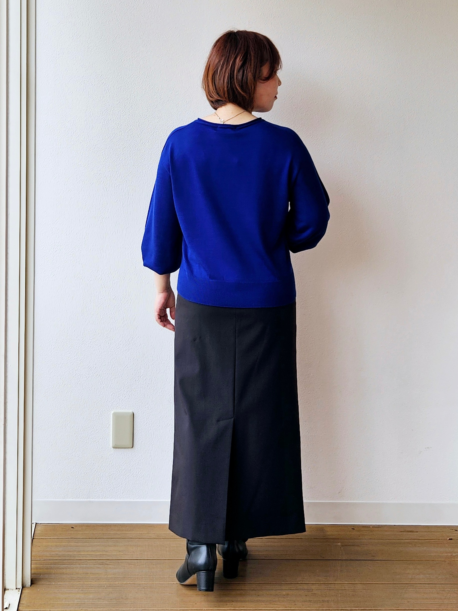 やじまさんの「UNTITLED｜【店頭人気！/8色展開】ボリュームスリーブニットプルオーバー」を使ったコーディネート