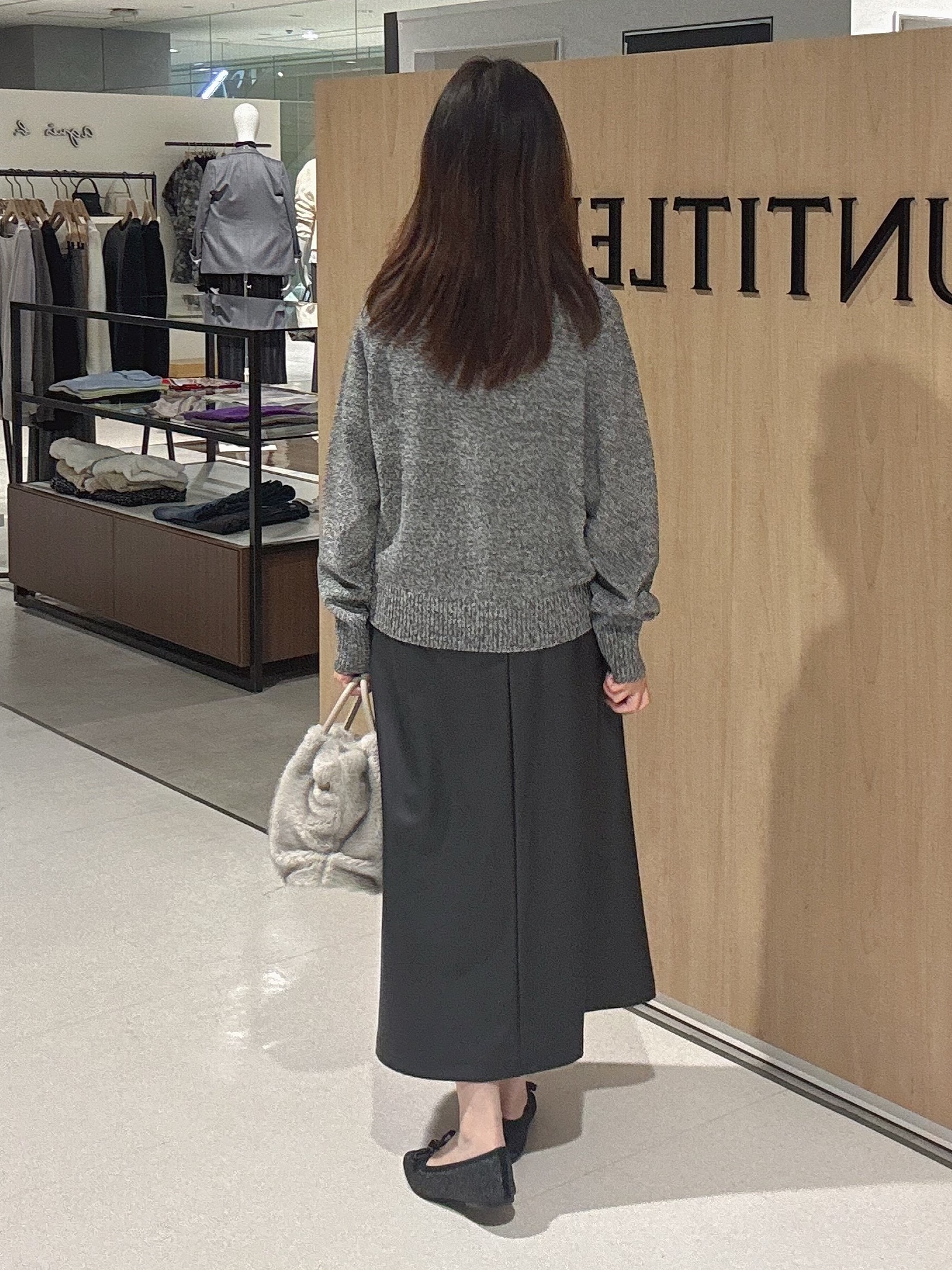 makiさんの「UNTITLED｜【店頭人気！】杢調ジップカーディガン」を使ったコーディネート