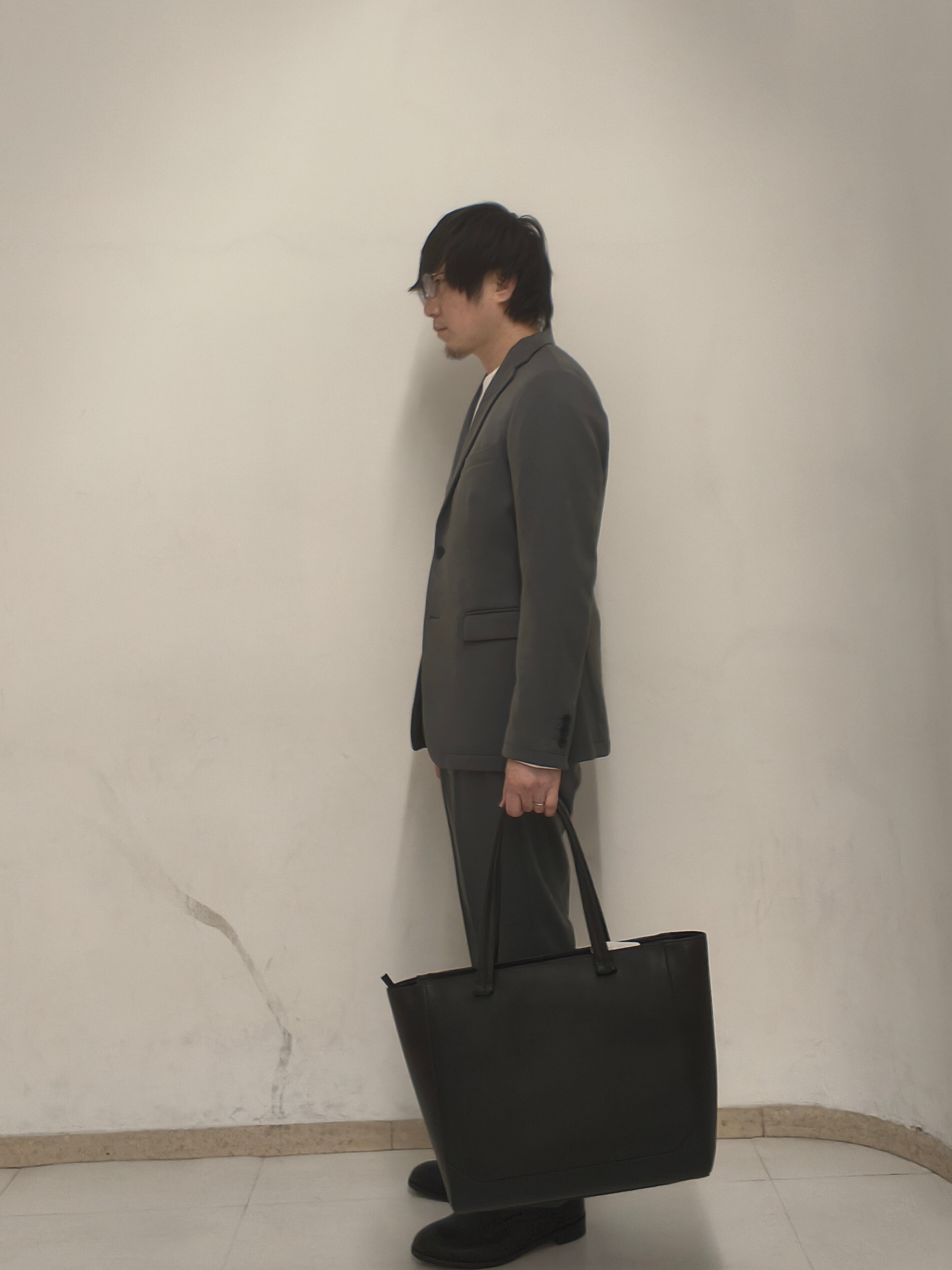 サクライさんの「tk.TAKEO KIKUCHI｜【上下2点セットアップ】吸湿発熱/セットアップ」を使ったコーディネート