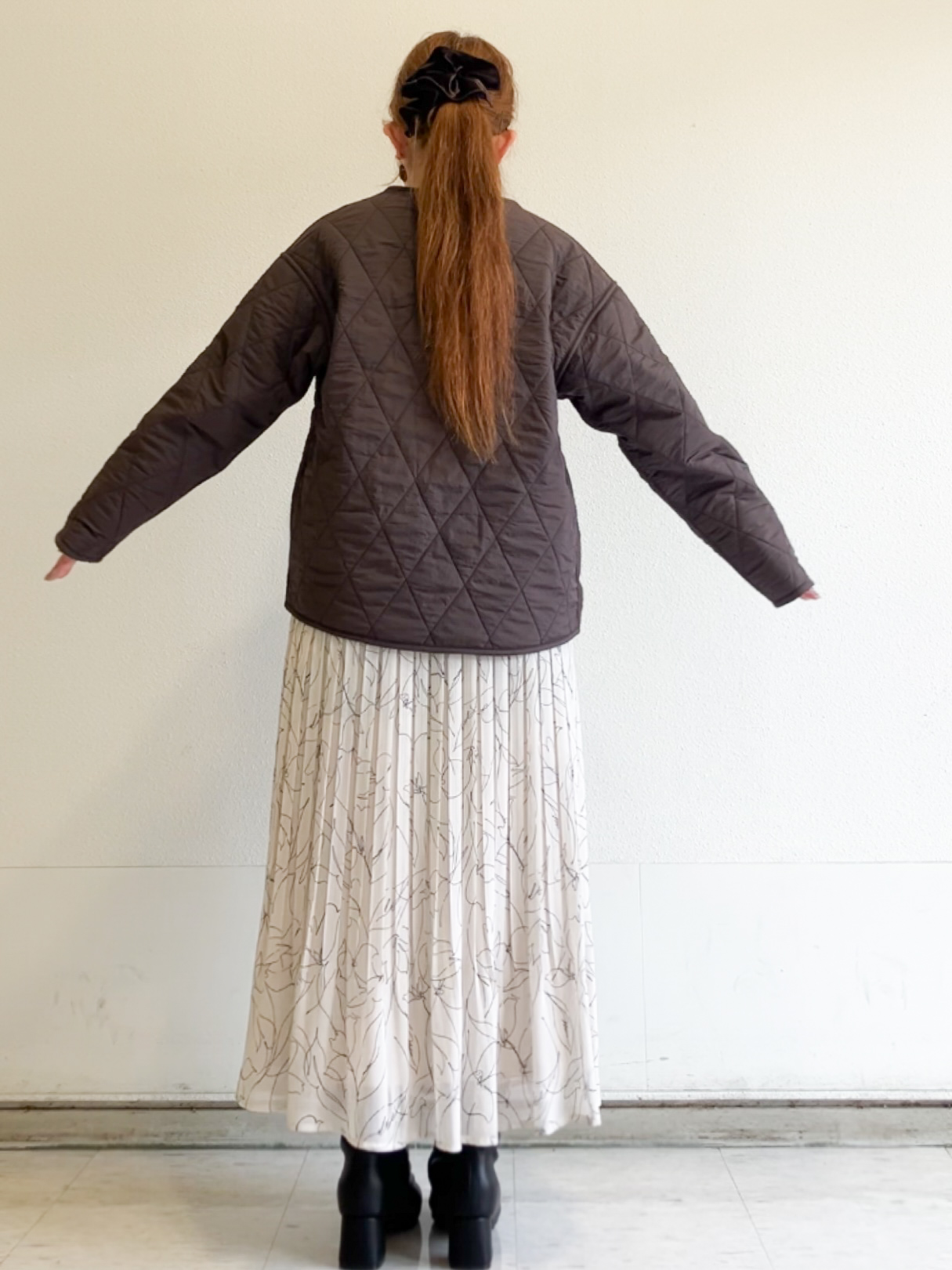 MIPPOさんの「index｜【リバーシブル】キルティングファーブルゾン《洗濯機OK》」を使ったコーディネート
