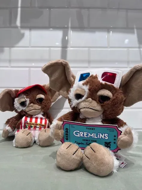 ぬいぐるみ 25cm 3Dメガネ&チケット ＜GREMLINS グレムリン