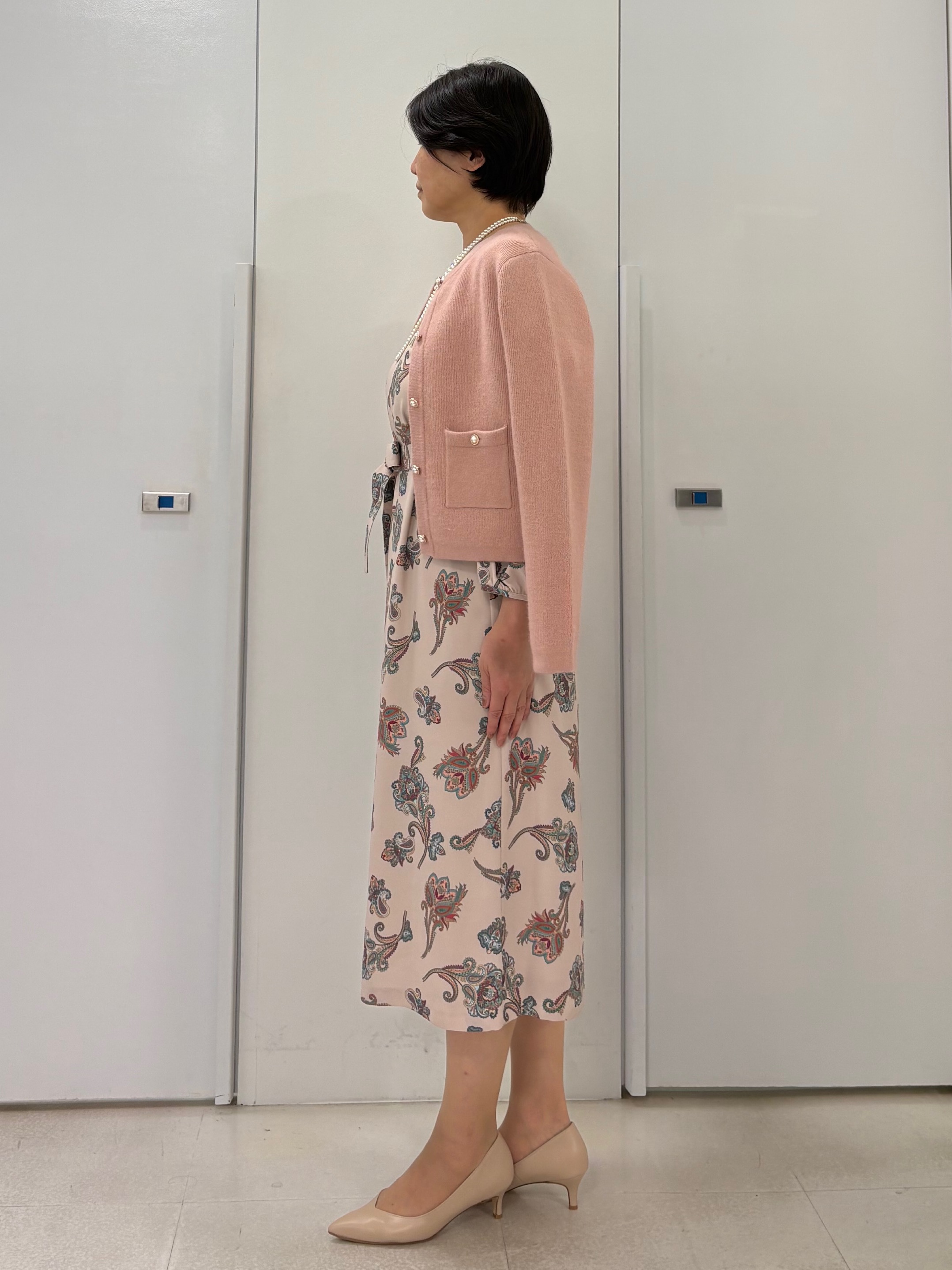 hIさんの「COUP DE CHANCE｜【手洗い可／ラクーン混】ヘアリーカーディガン」を使ったコーディネート